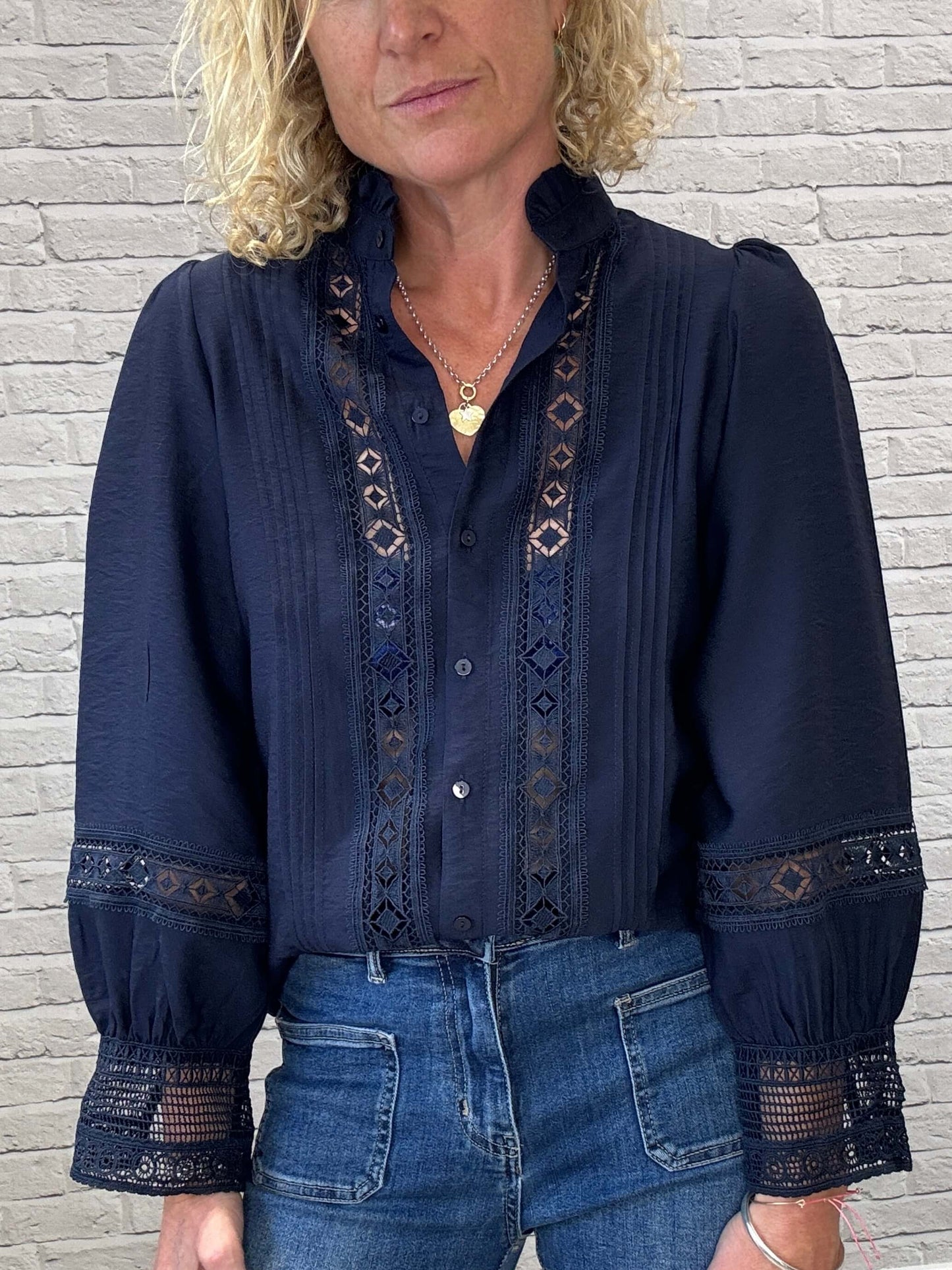 Bunny Blouse | Navy