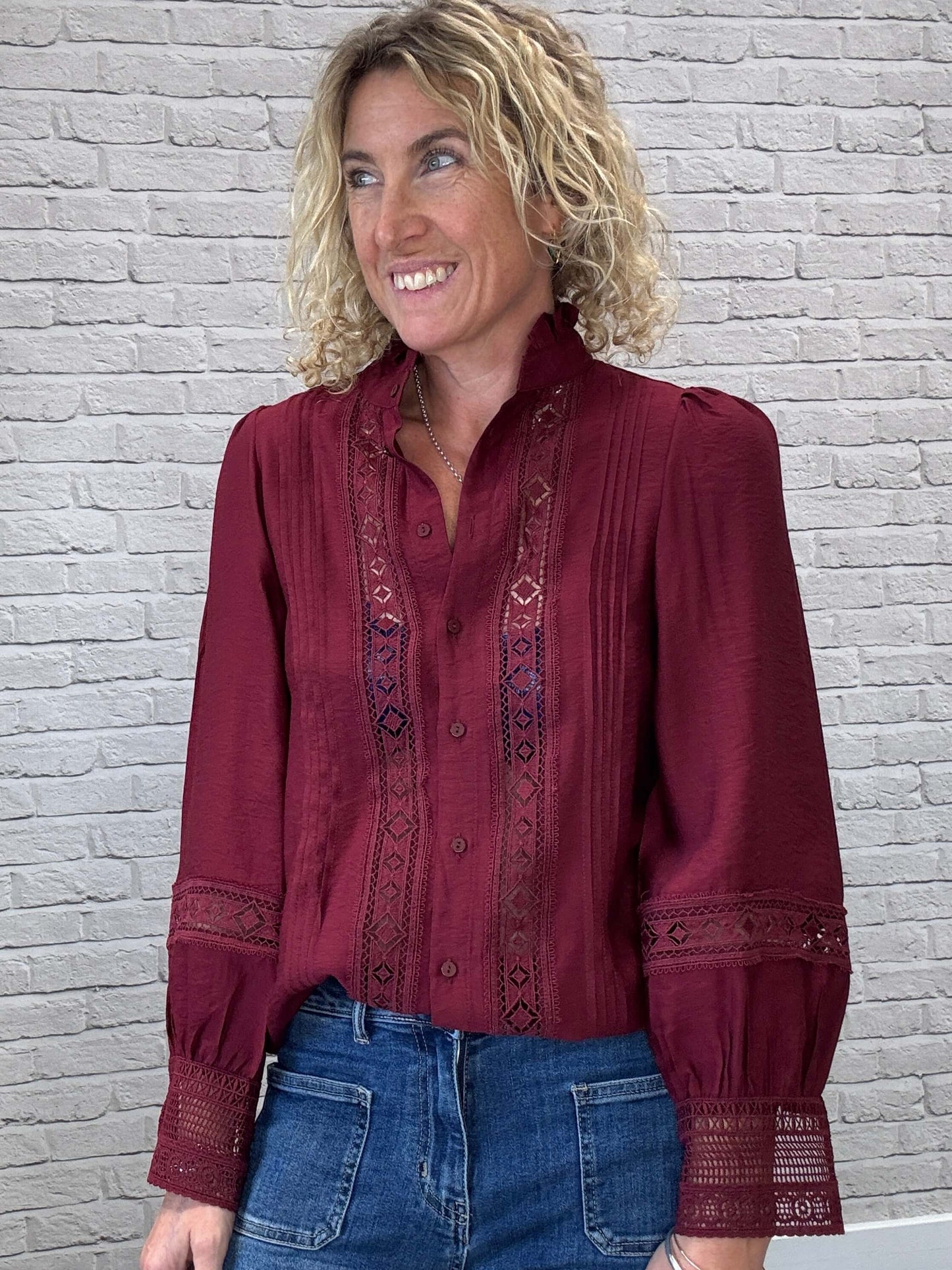 Bunny Blouse | Merlot