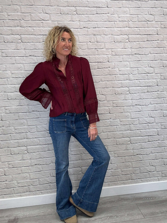 Bunny Blouse | Merlot
