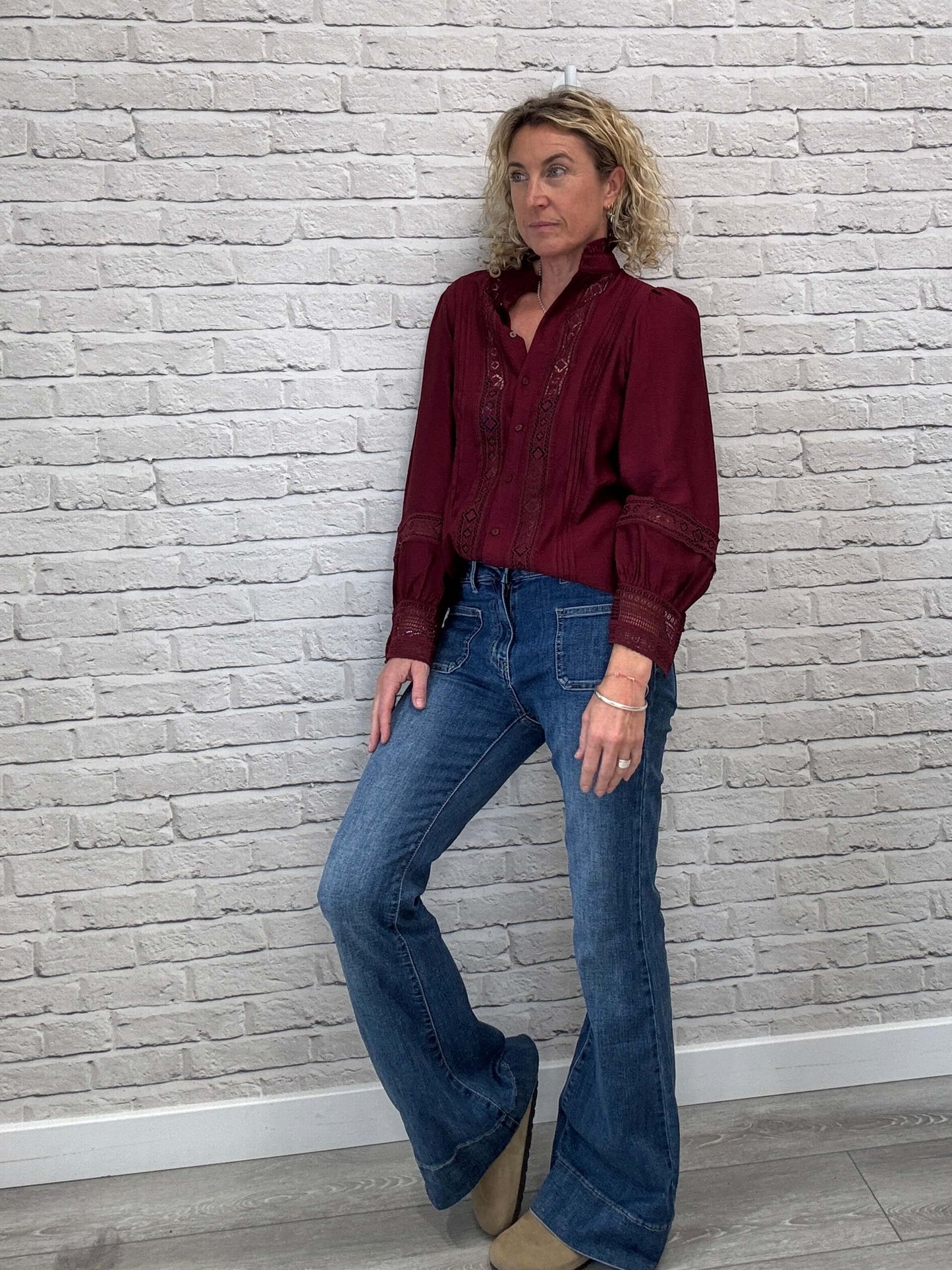 Bunny Blouse | Merlot
