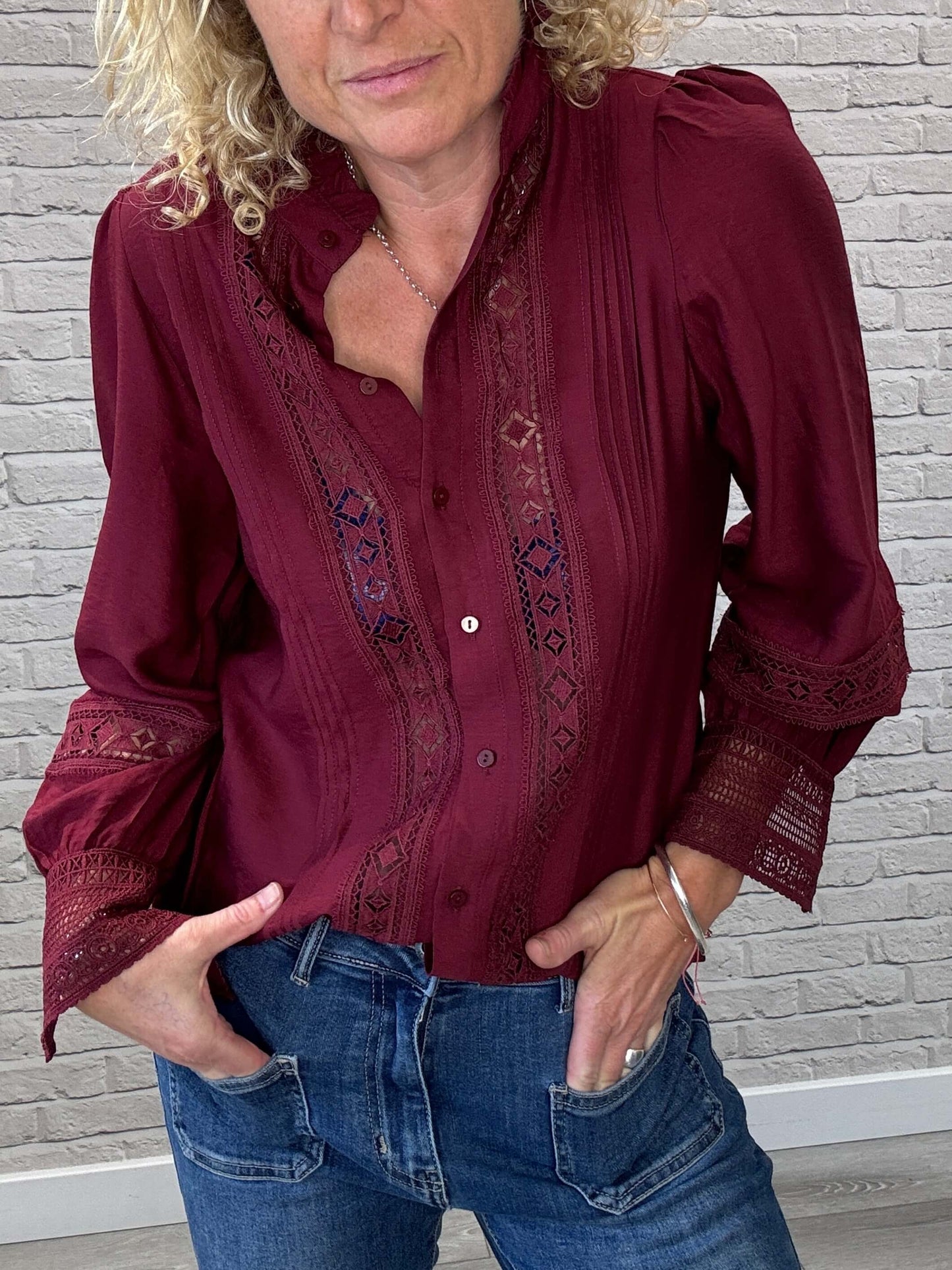 Bunny Blouse | Merlot