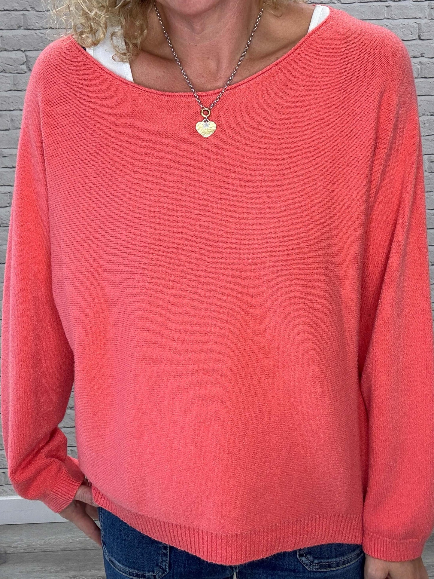 Molly Sweater | Coral