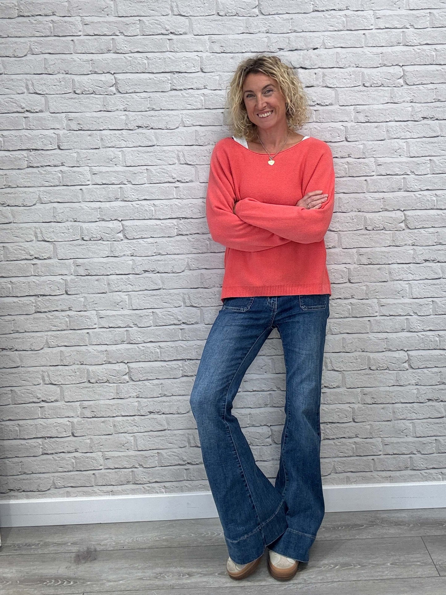 Molly Sweater | Coral