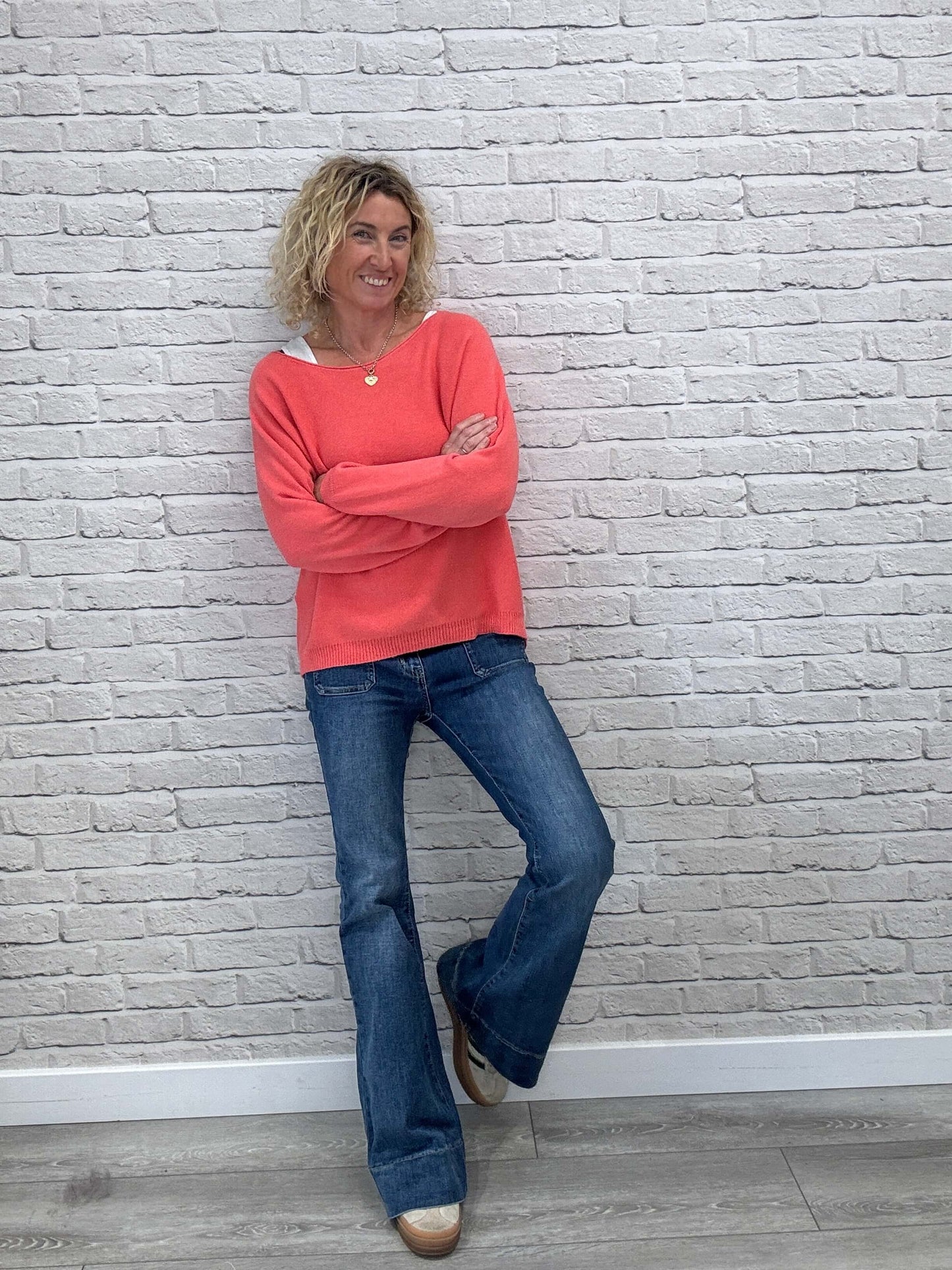 Molly Sweater | Coral