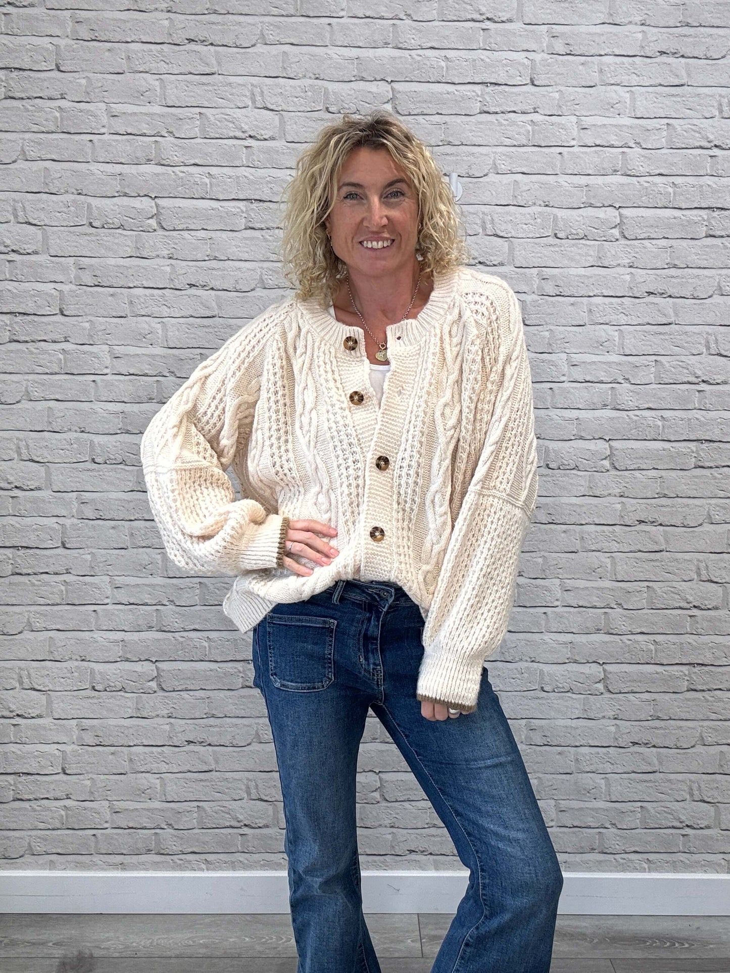 Brigit Cardigan | Cream