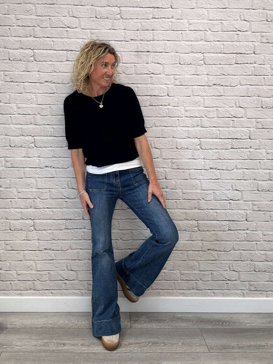 Charlotte Knit | Navy