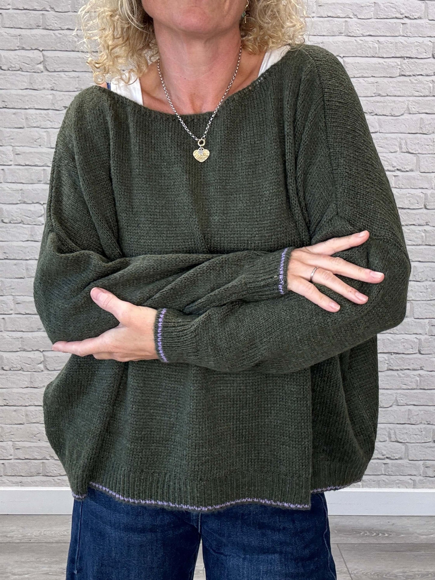 Lauretta Sweater | Army