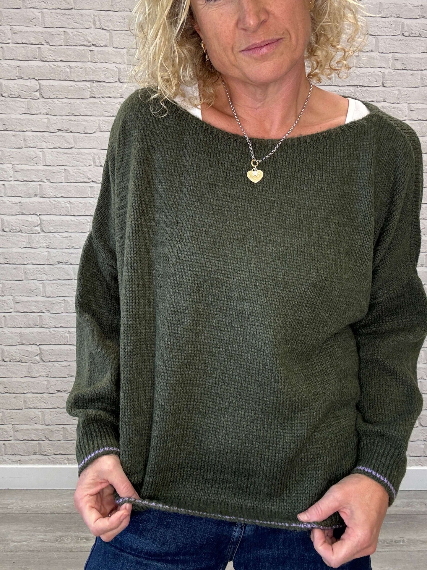 Lauretta Sweater | Army