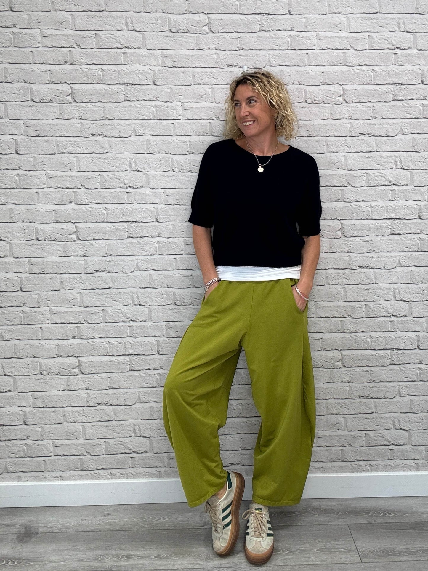 Barrel Joggers | Chartreuse (NEW)