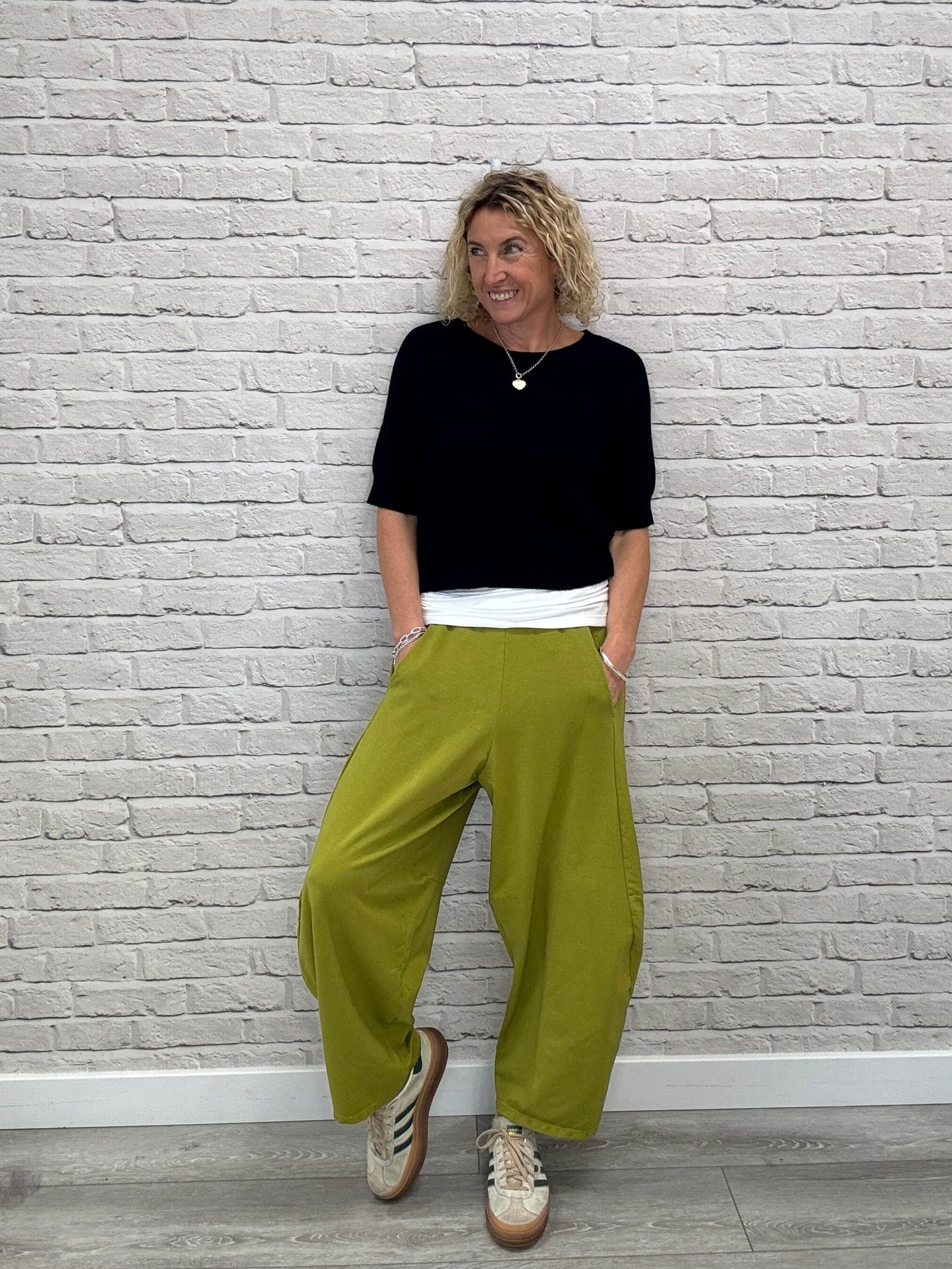 Barrel Joggers | Chartreuse (NEW)