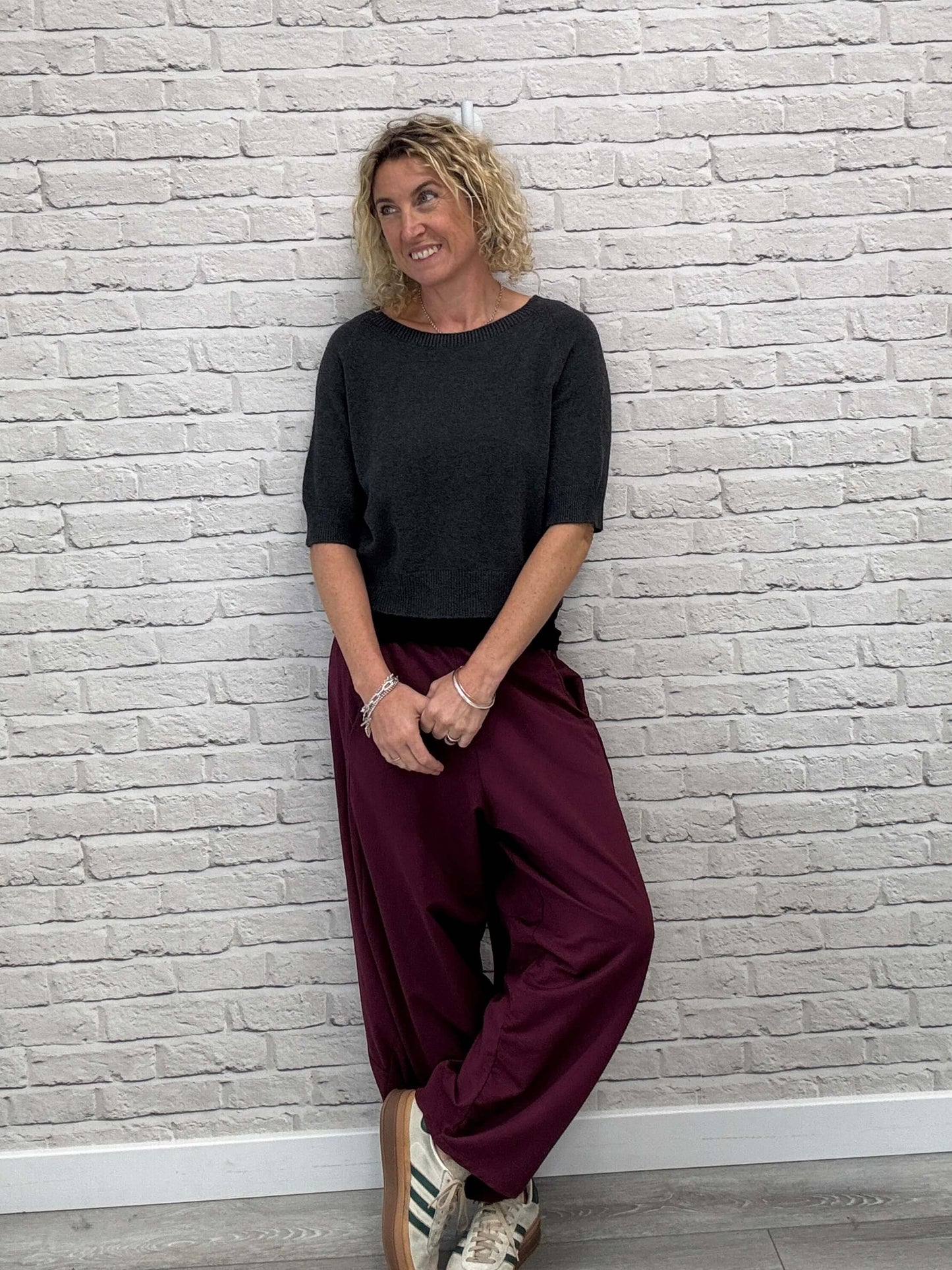 Barrel Joggers | Plum (NEW)
