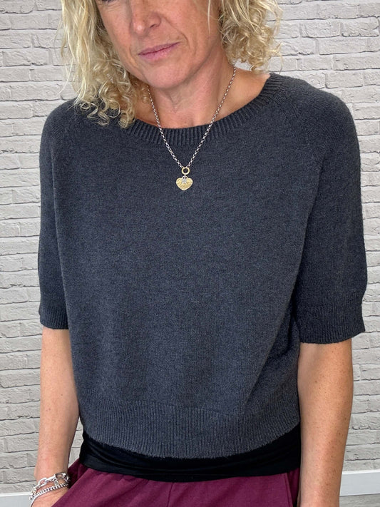 Charlotte Knit | Graphite