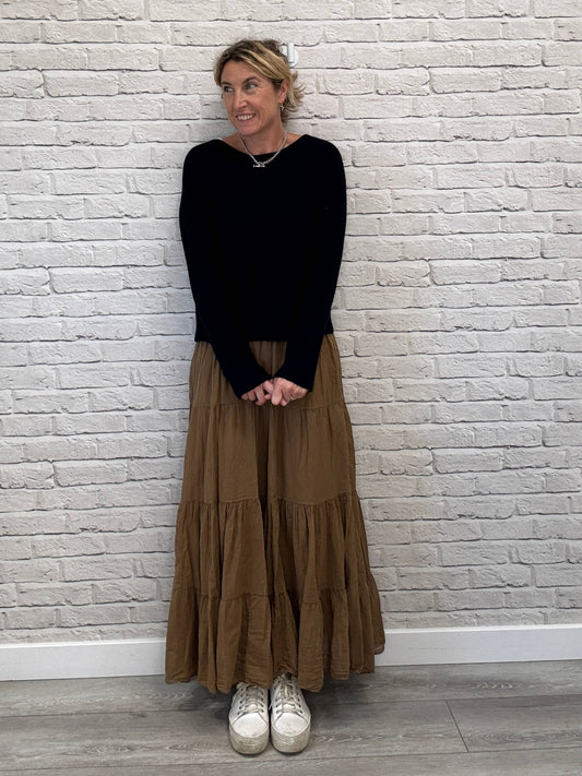 Mabel Maxi Skirt | Acorn