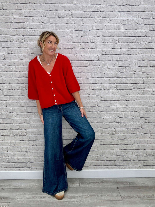 Milla Cardigan   | Red (NEW)
