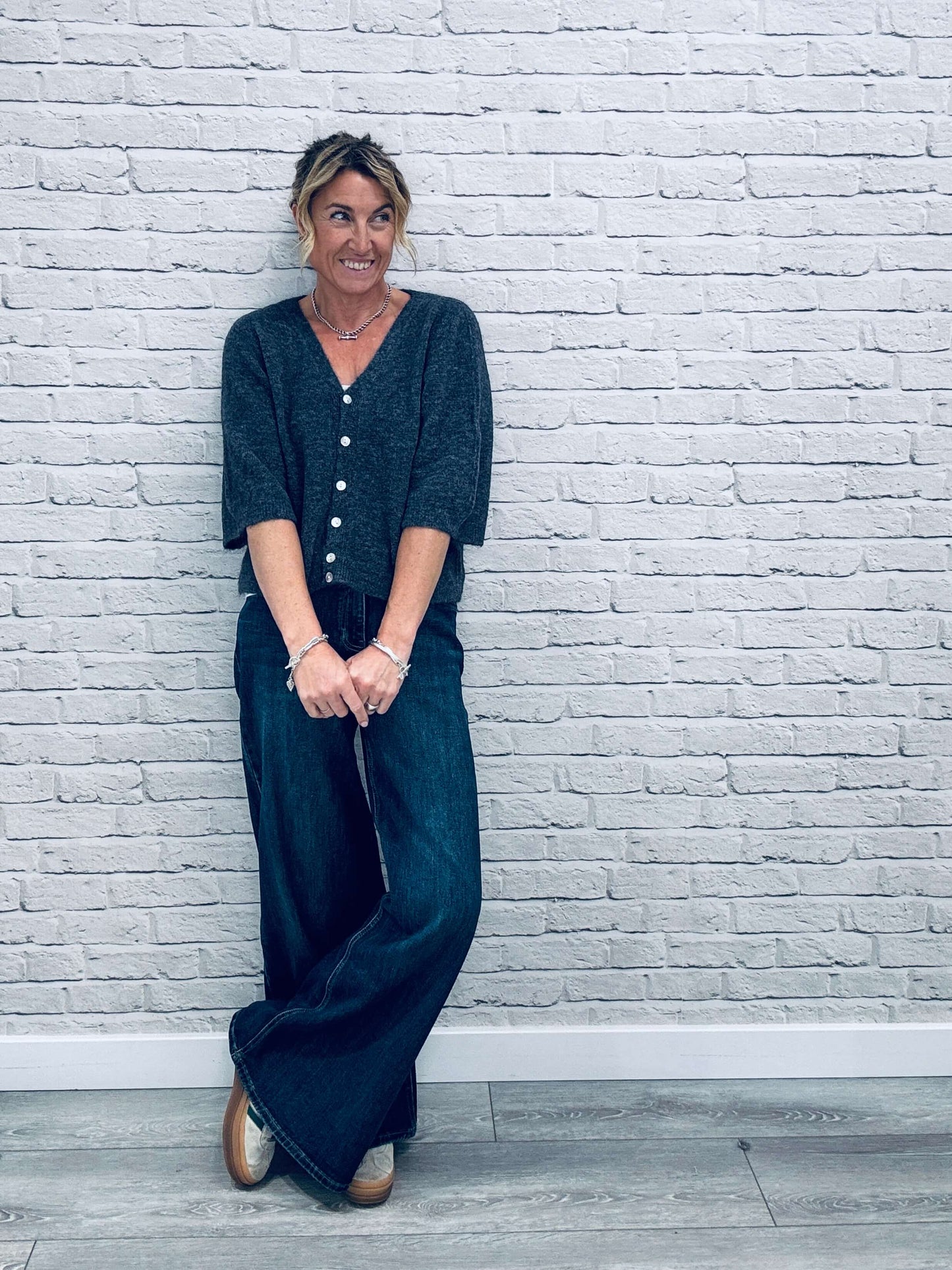 Shoreditch Palazzo Jeans | Indigo Wash
