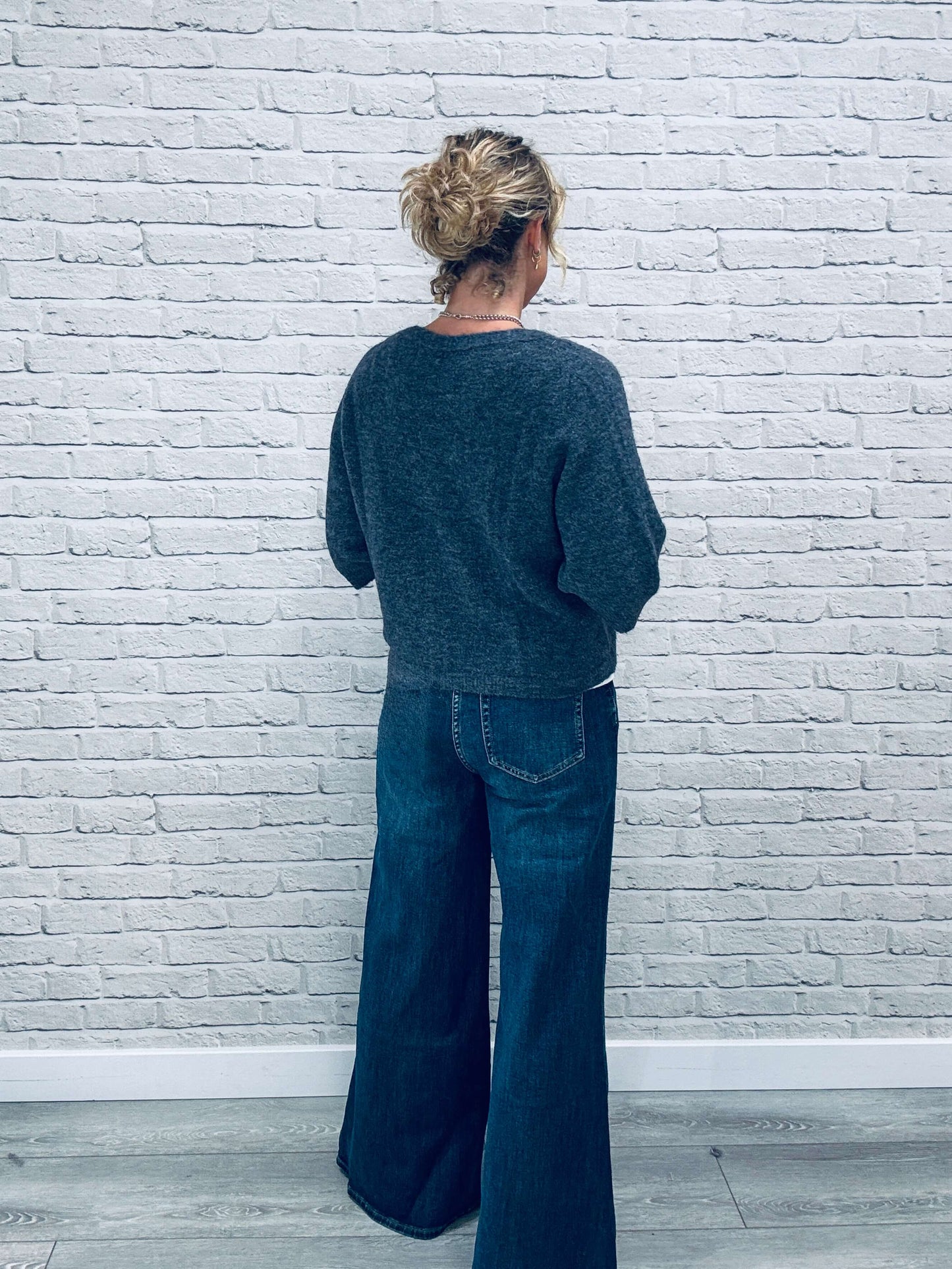 Shoreditch Palazzo Jeans | Indigo Wash