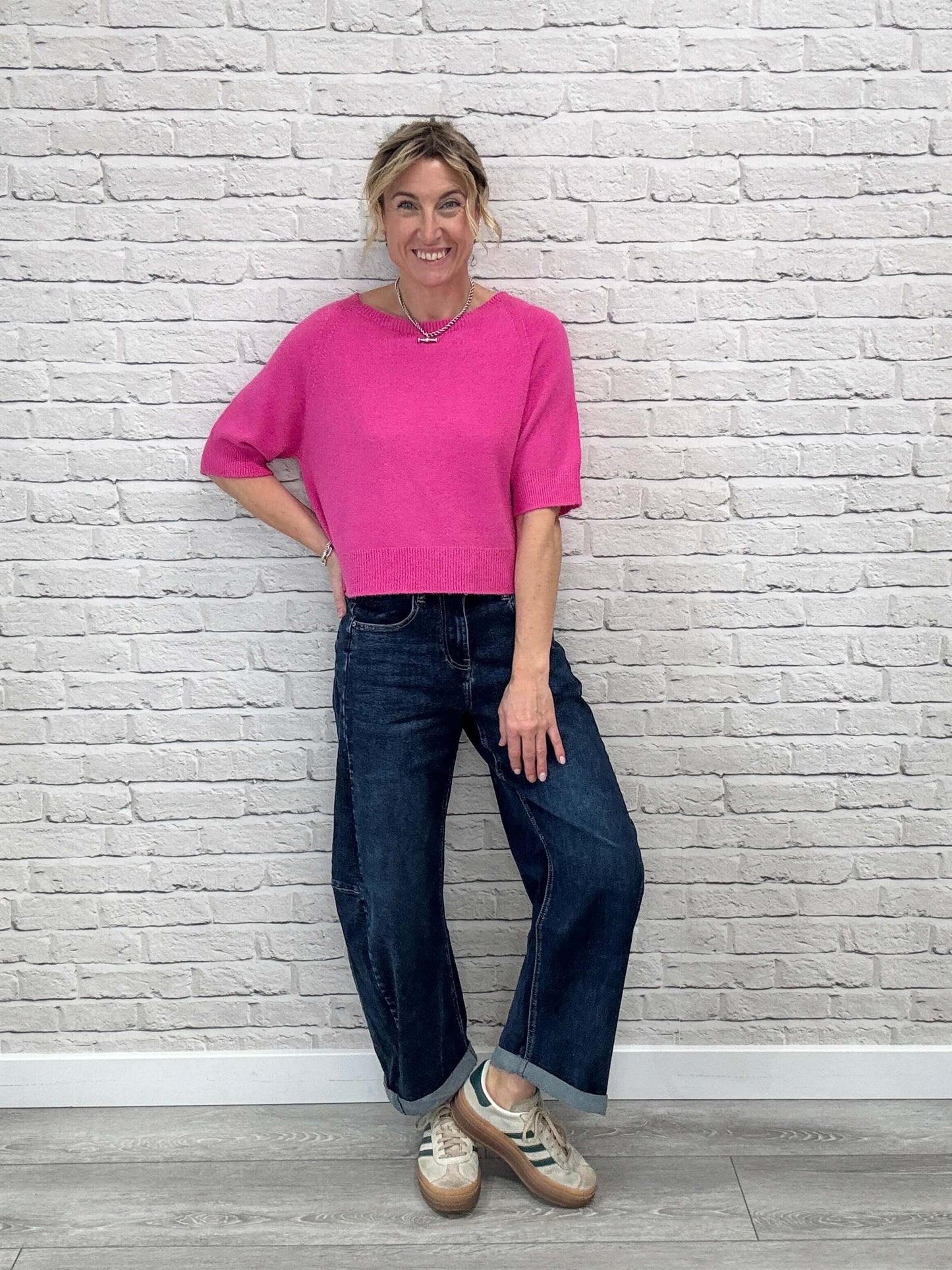 Charlotte Knit | Fuchsia