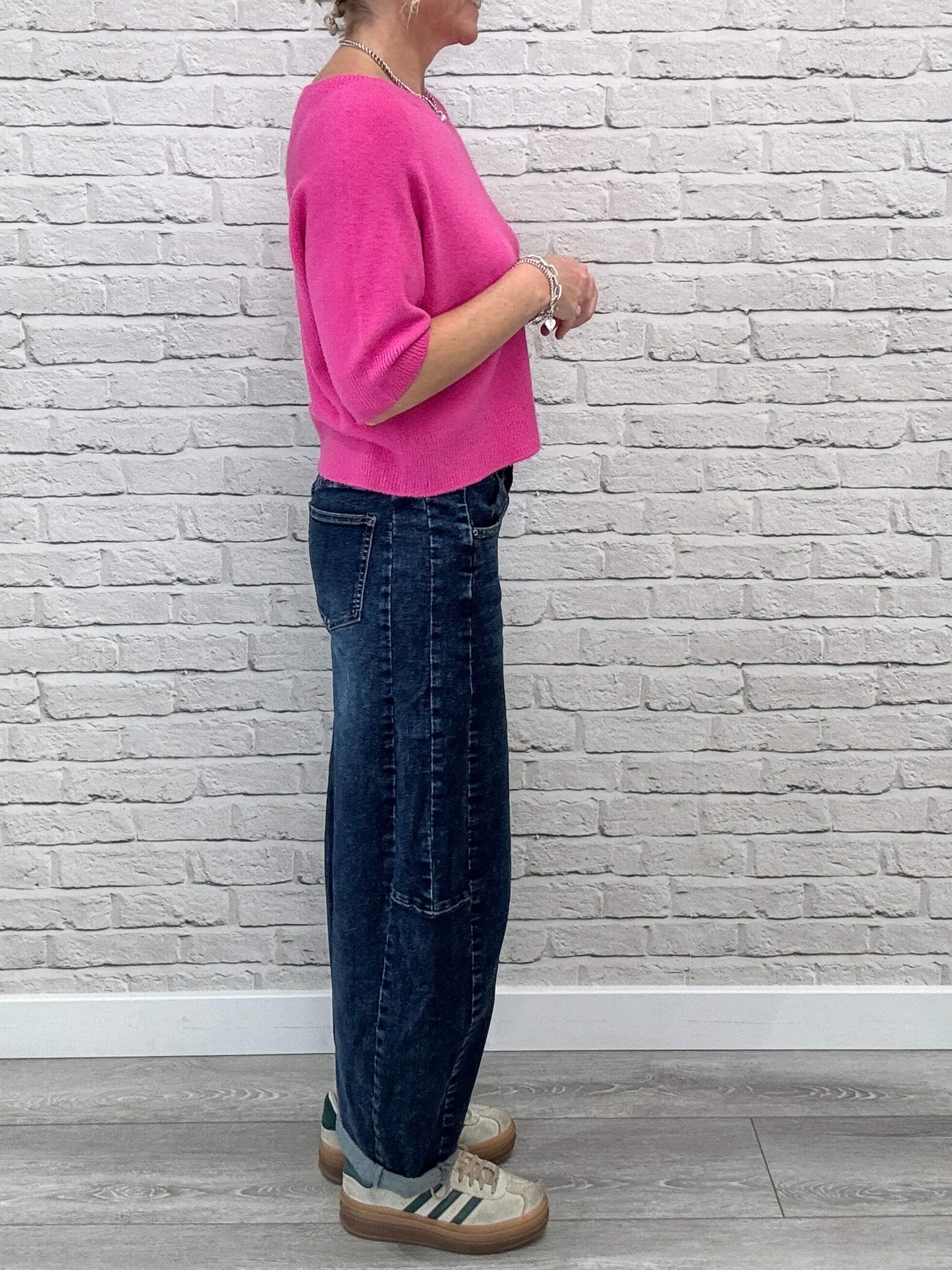Charlotte Knit | Fuchsia