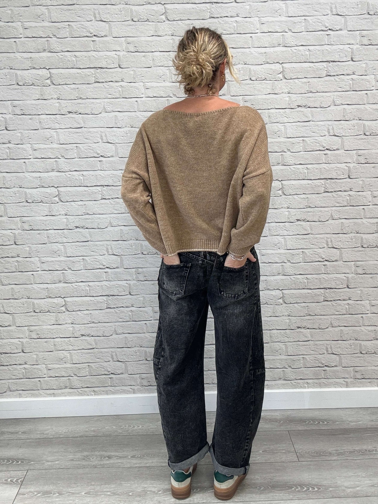 Carnaby Barrel Jean | Black