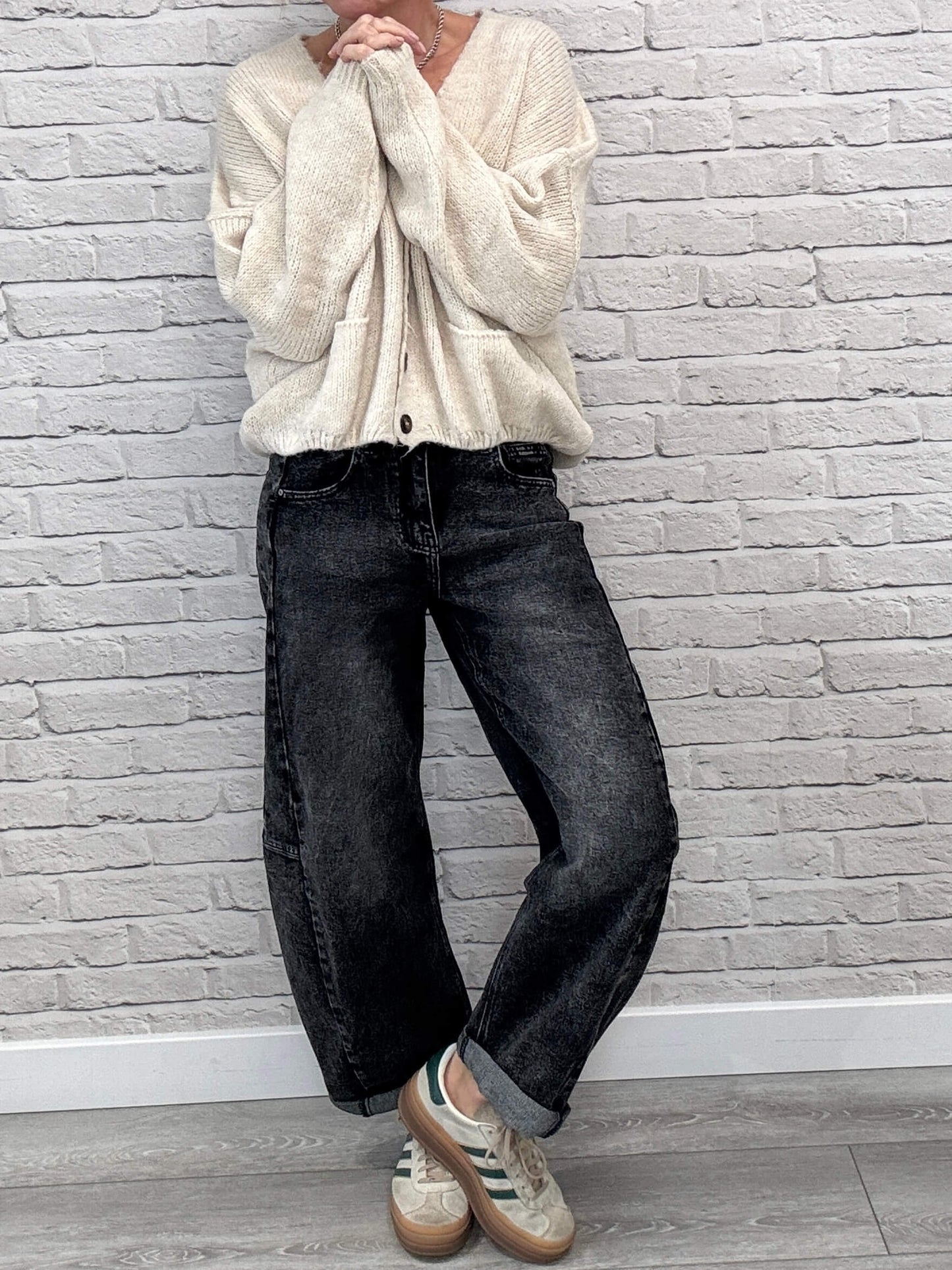 Carnaby Barrel Jean | Black