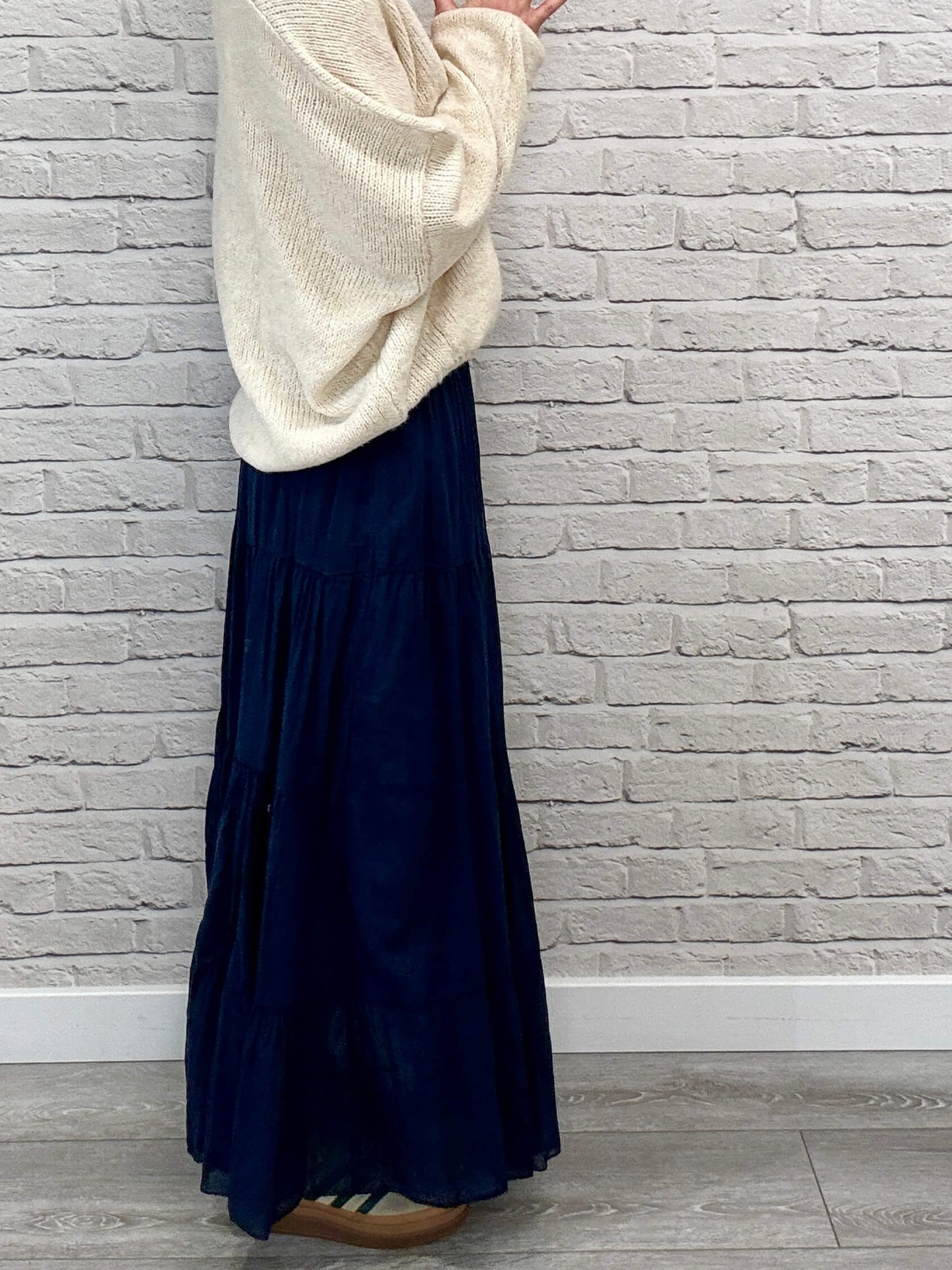 Mabel Maxi Skirt | Navy