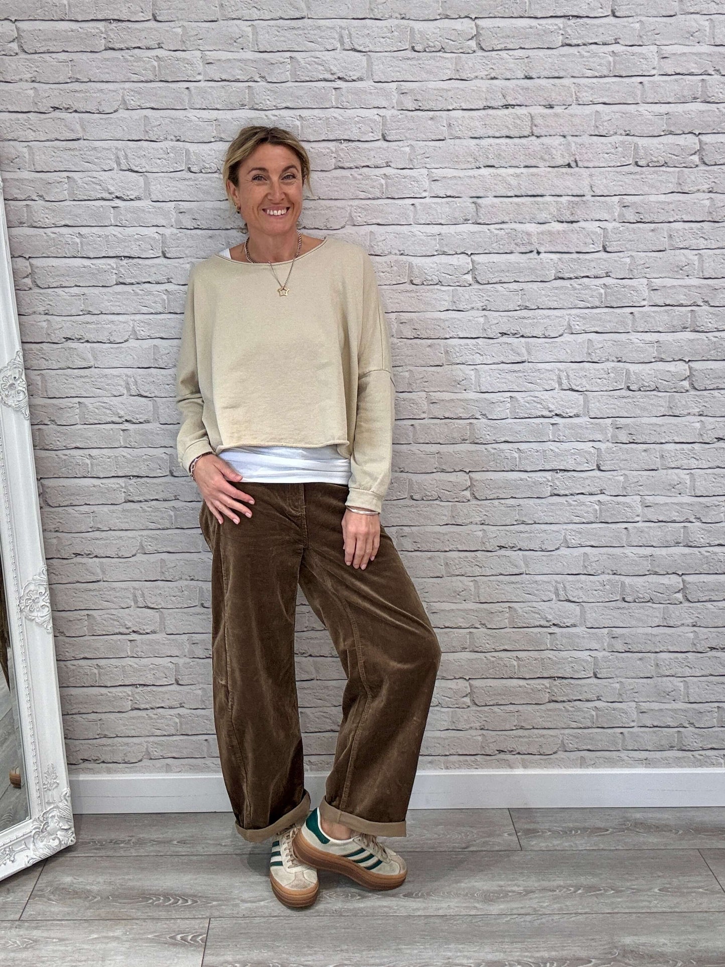 Maeve Sweatshirt | Almond Milk