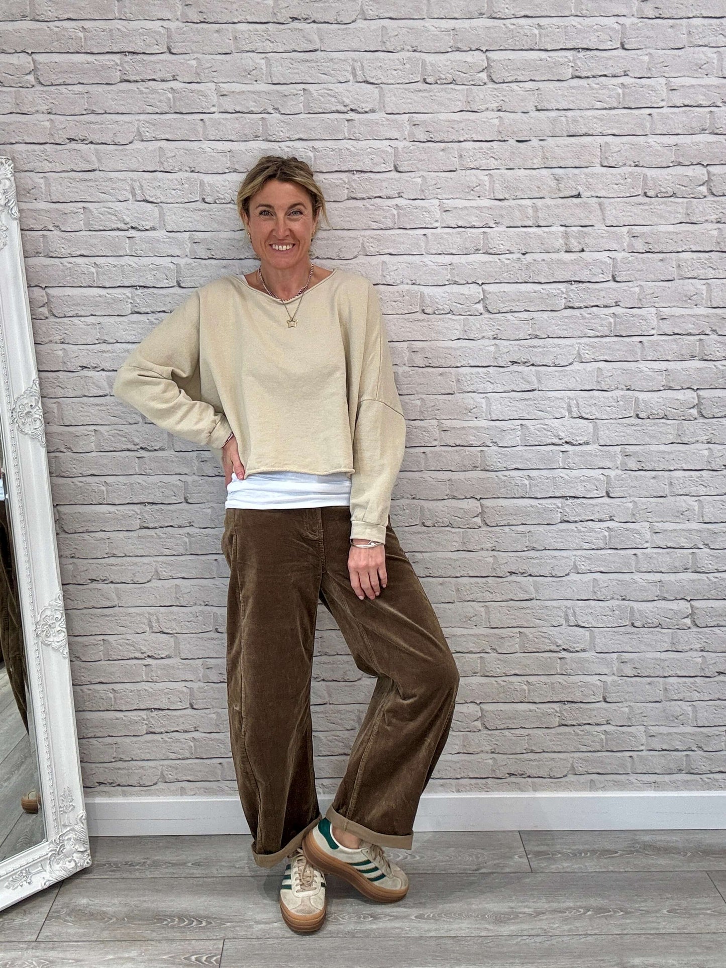 Maeve Sweatshirt | Almond Milk
