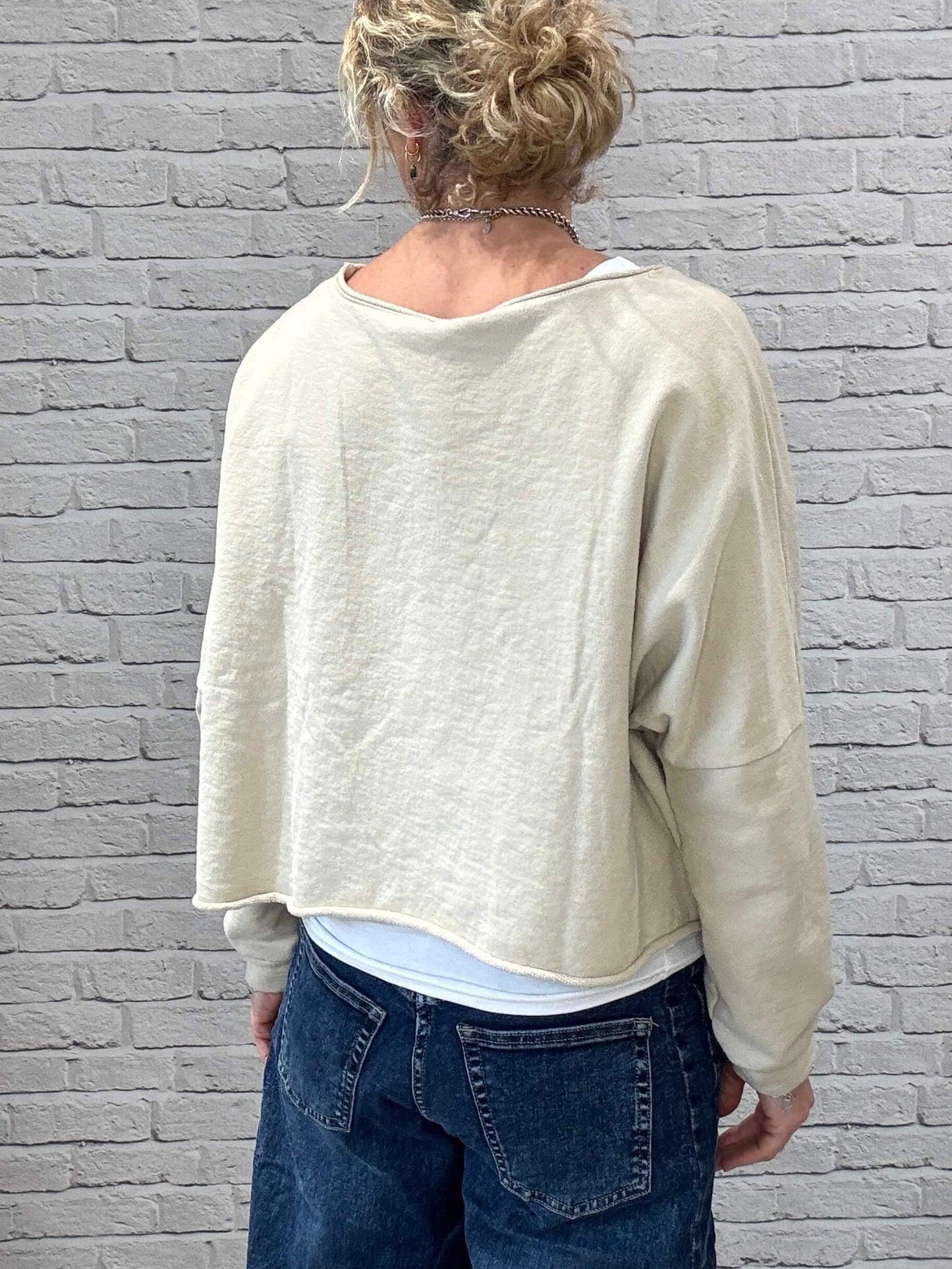 Maeve Sweatshirt | Almond Milk
