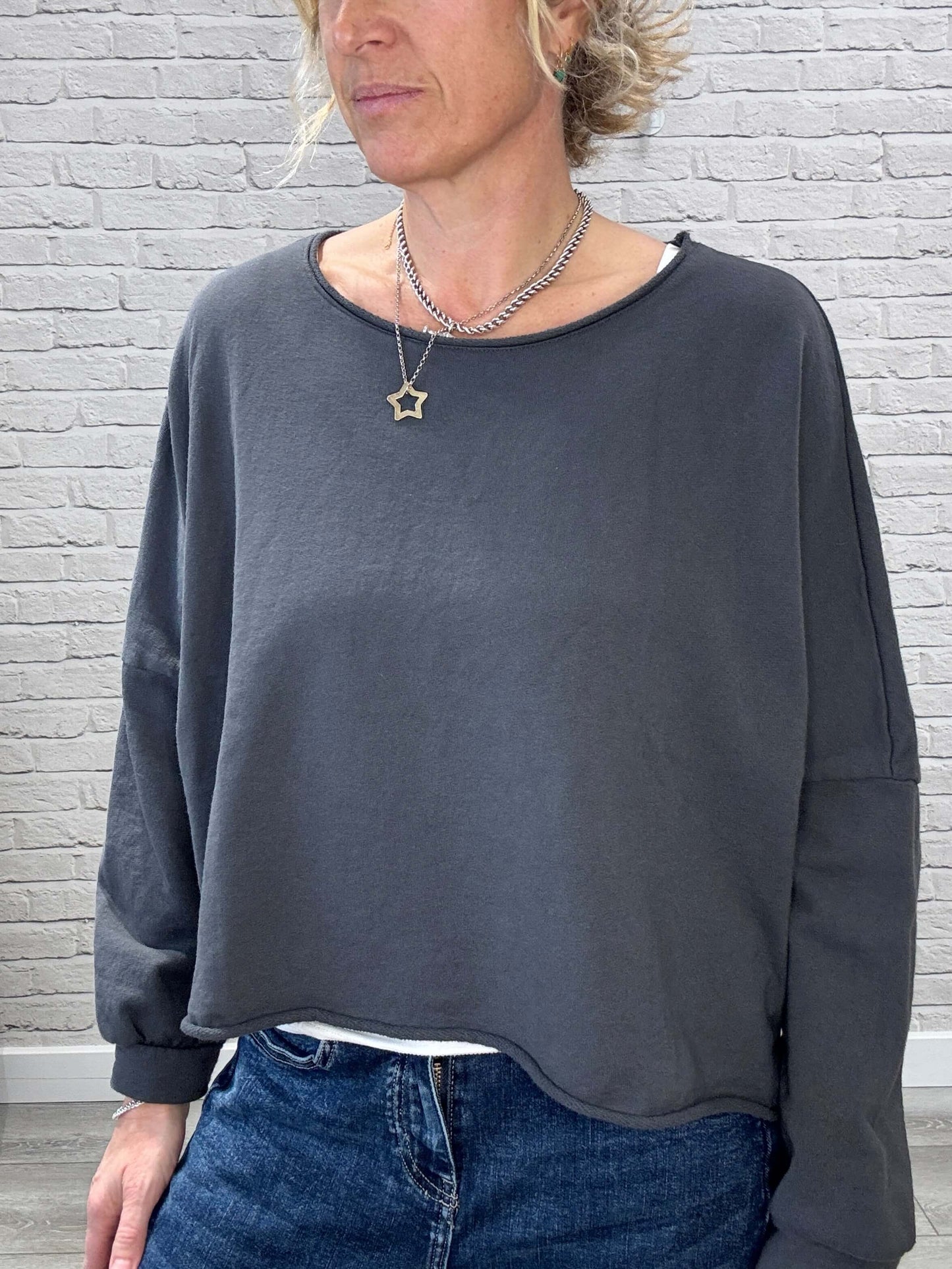Maeve Sweatshirt | Storm Grey