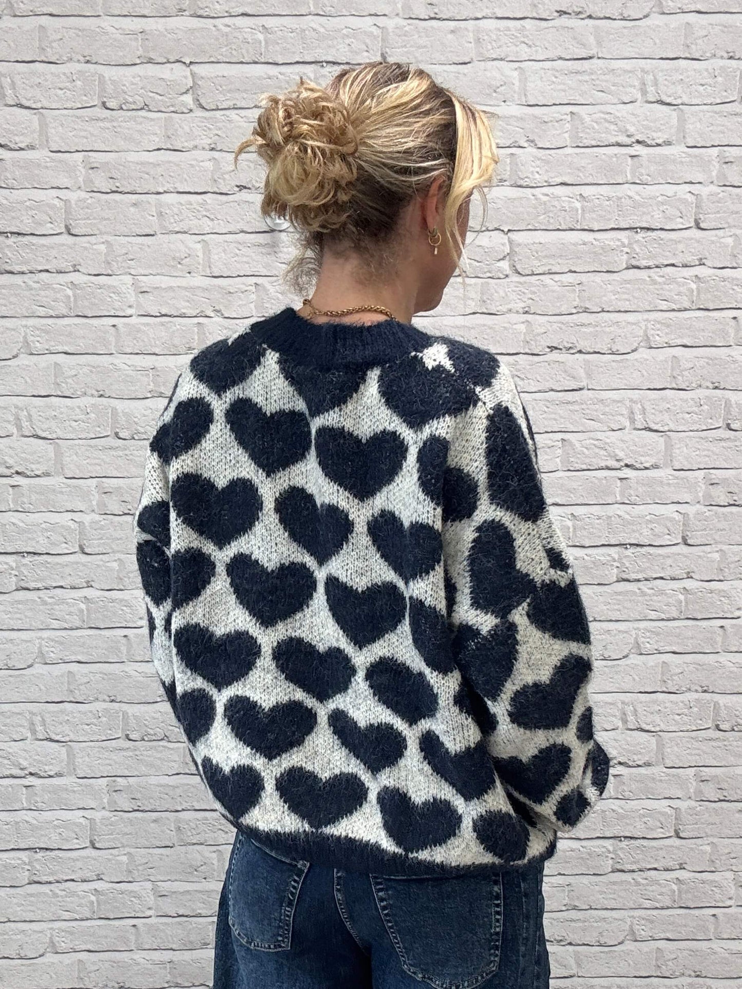 Heart Jumper | Navy