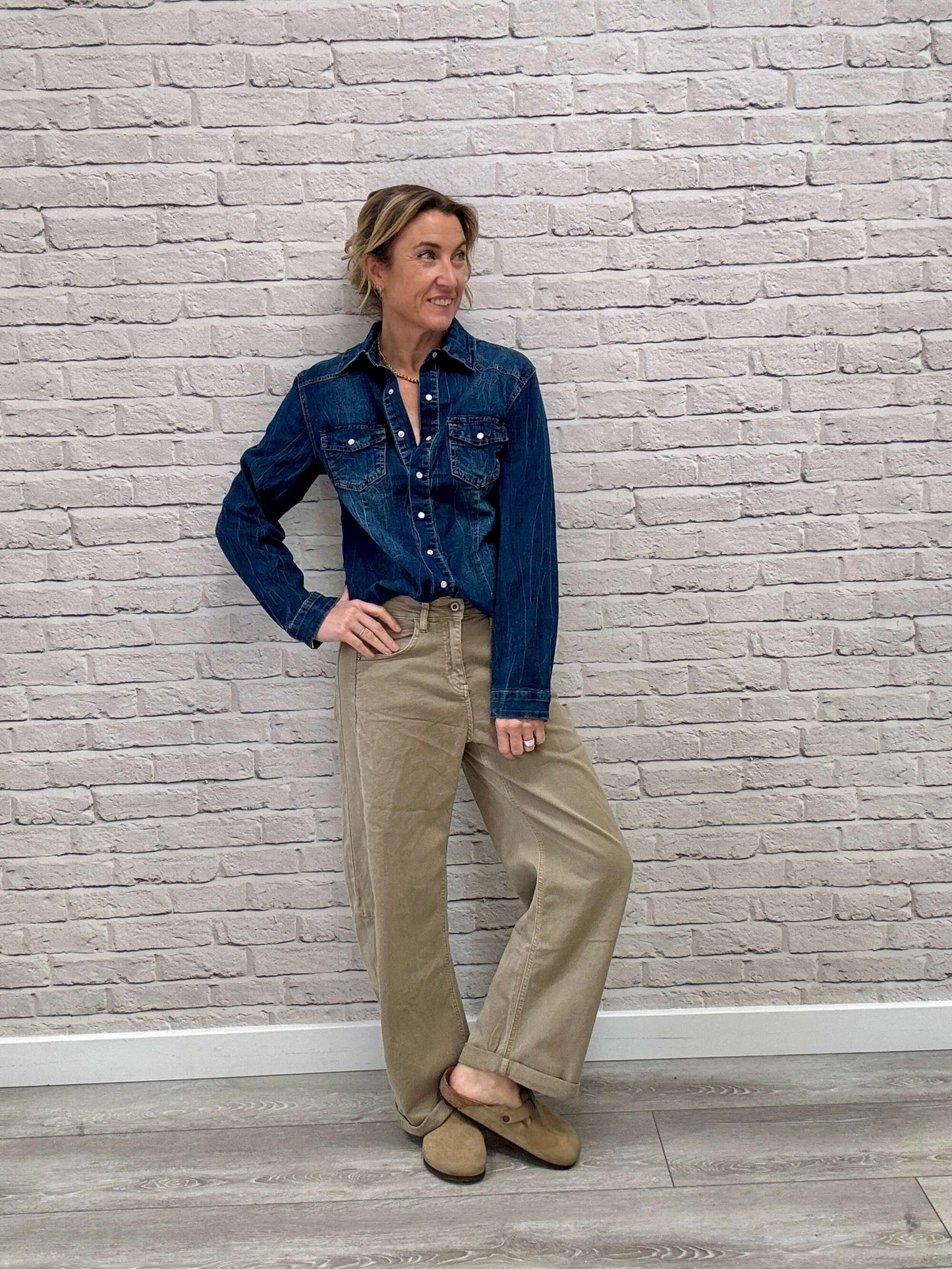 Carnaby Barrel Jeans | Stone