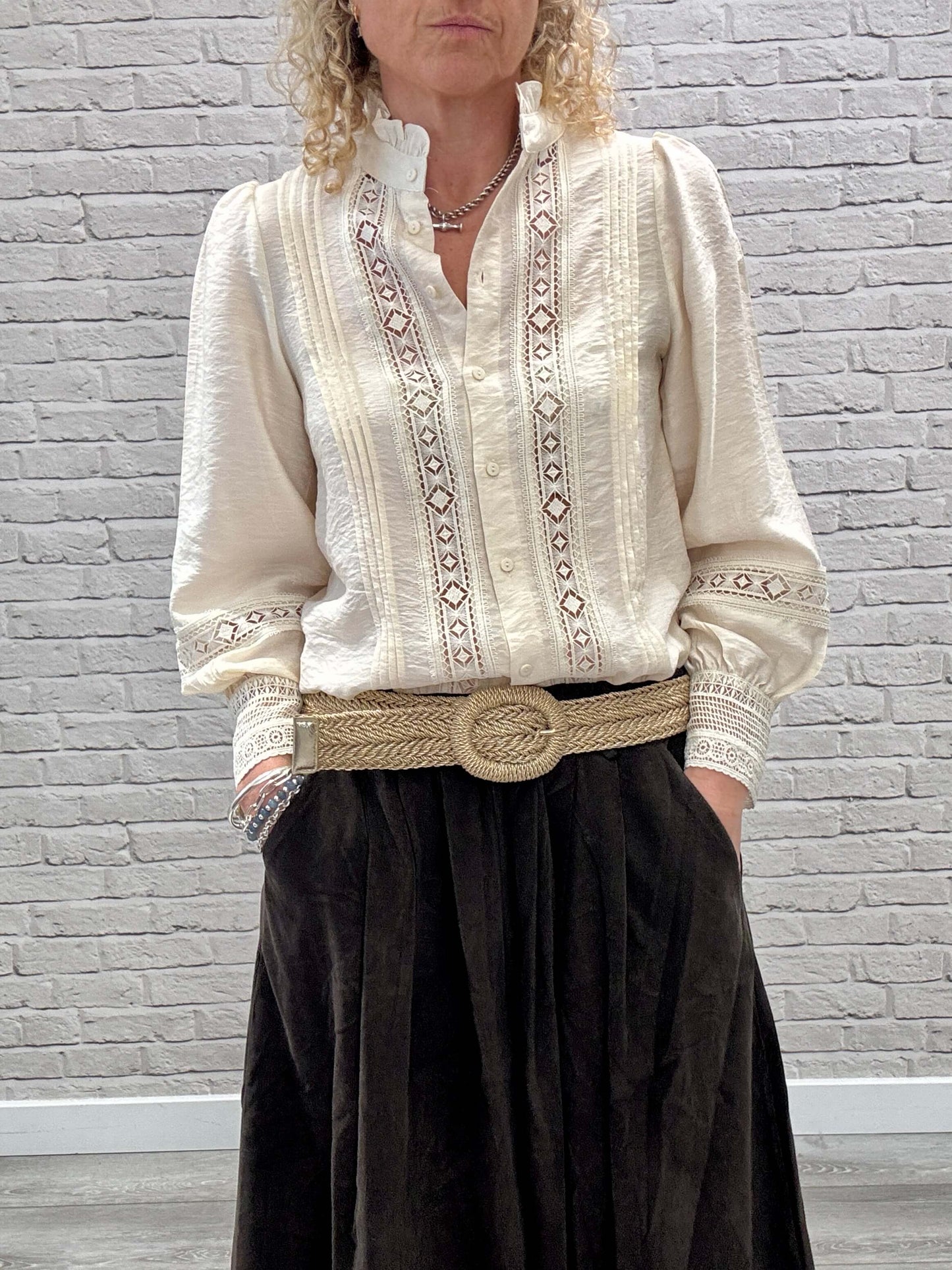 Soho Cord Palazzo Trousers | Chocolate