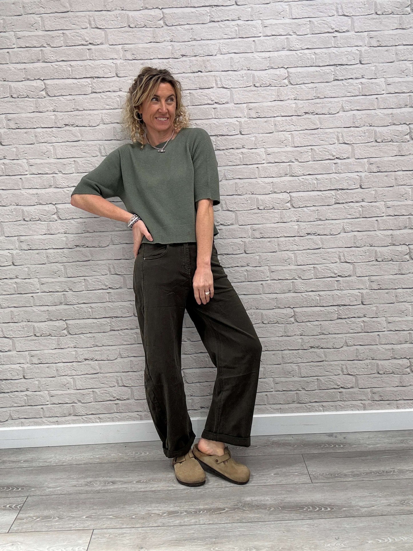 Carnaby Barrel Jeans | Khaki