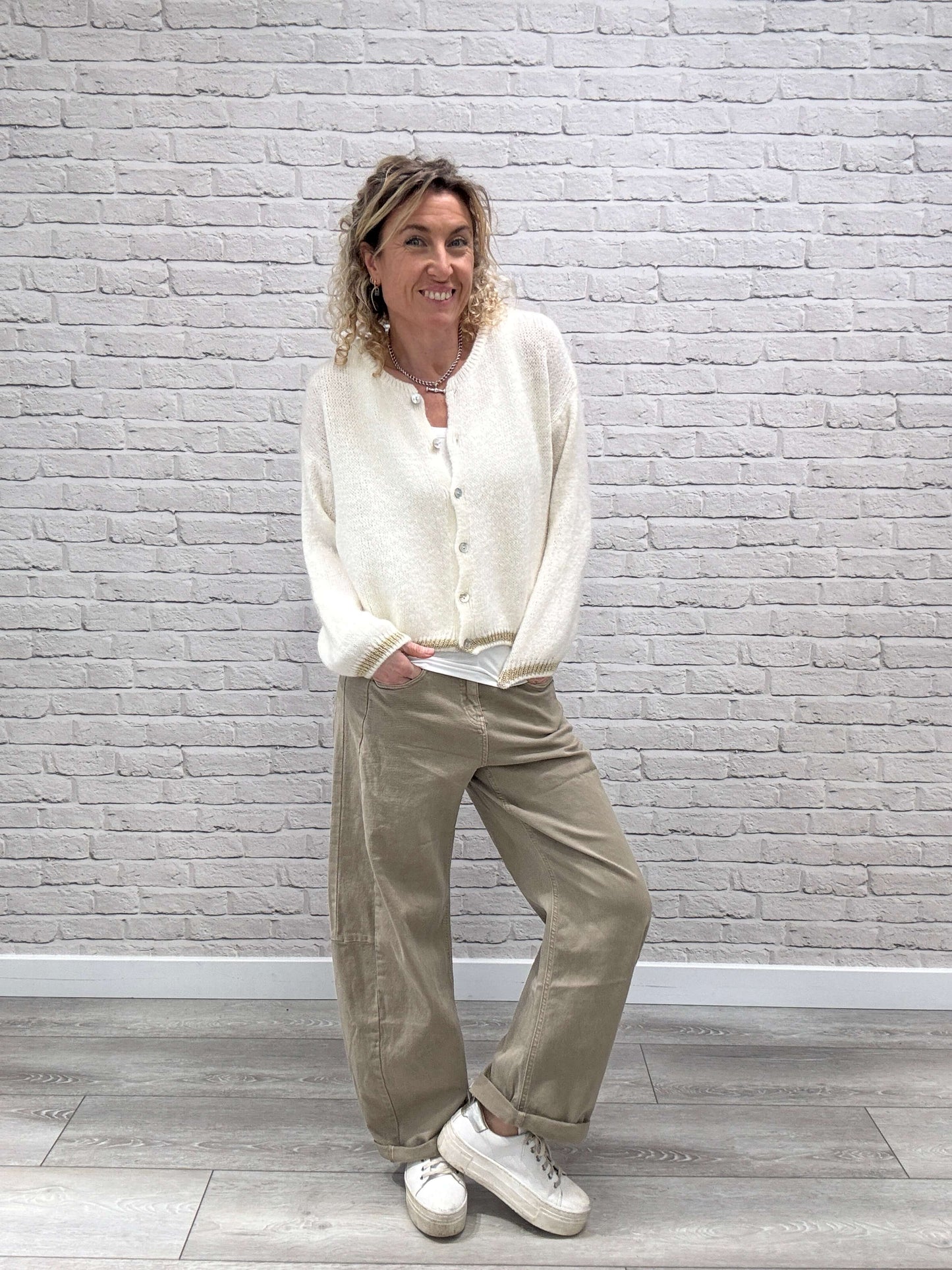 Carnaby Barrel Jeans | Stone