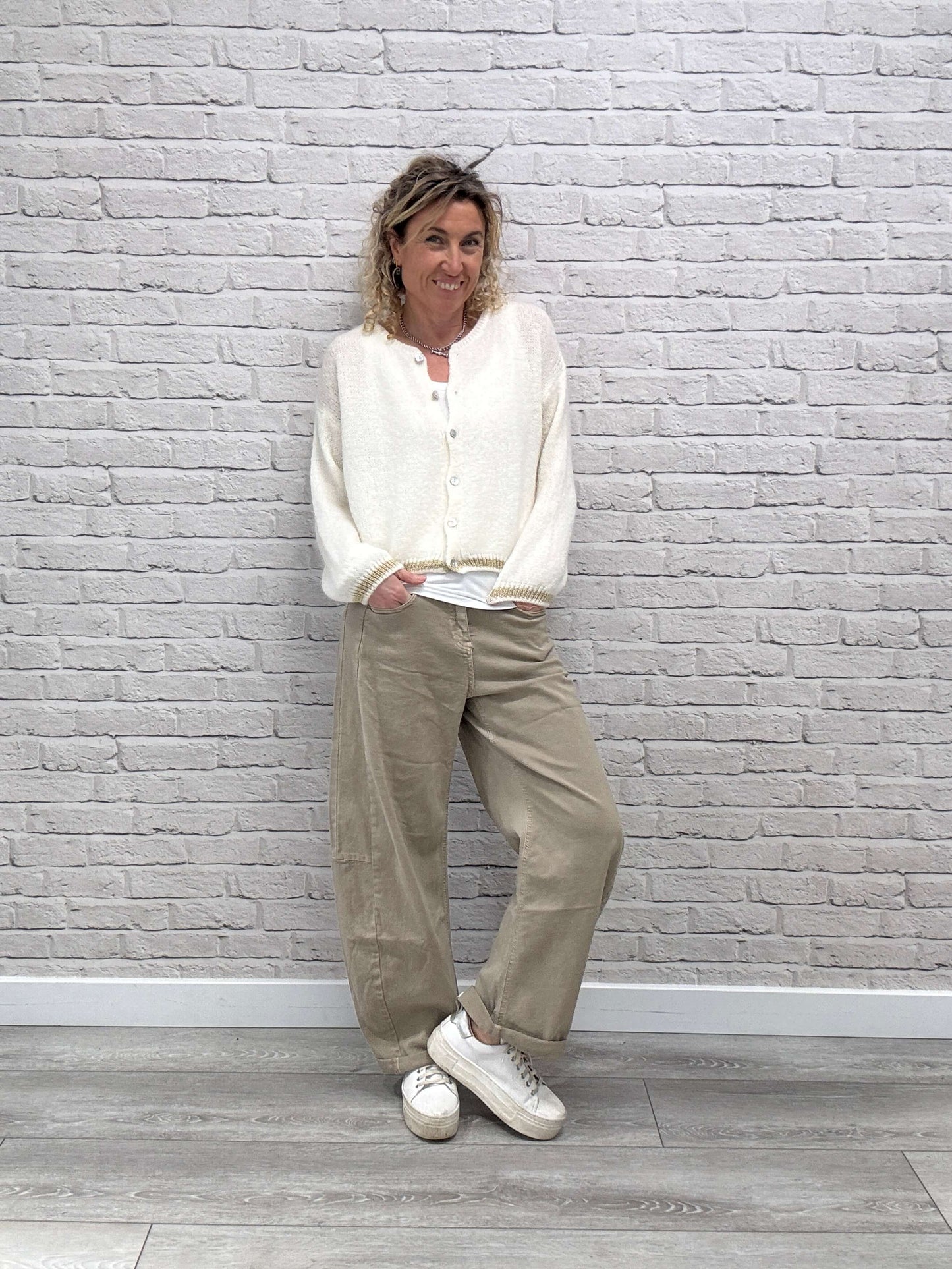 Carnaby Barrel Jeans | Stone