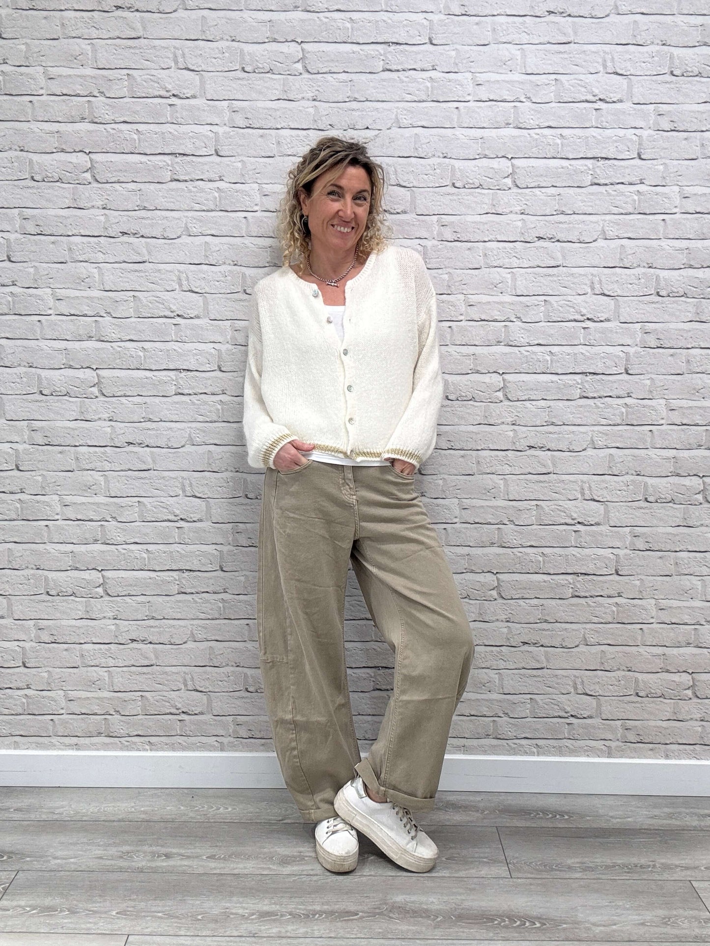 Carnaby Barrel Jeans | Stone