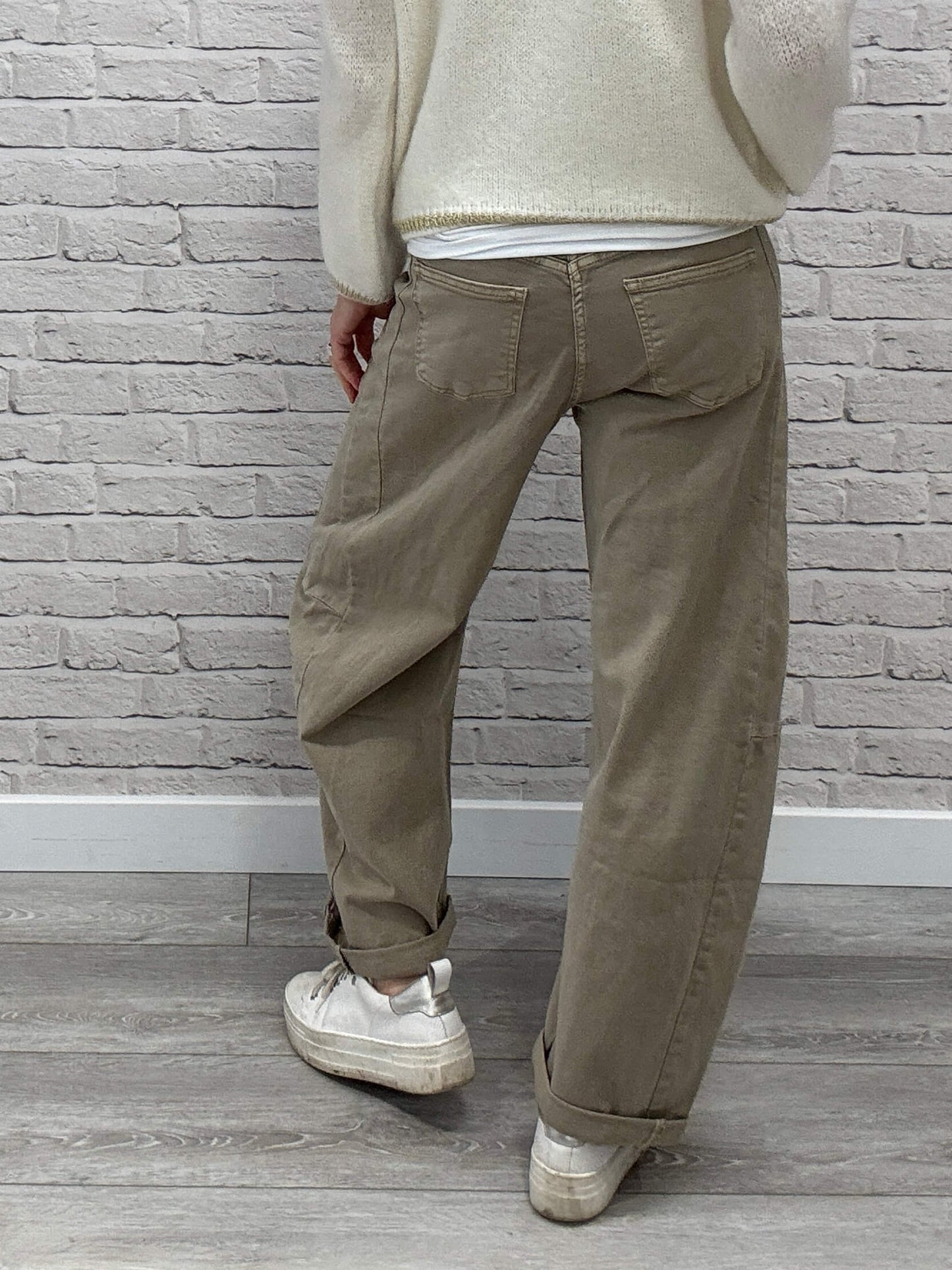 Carnaby Barrel Jeans | Stone