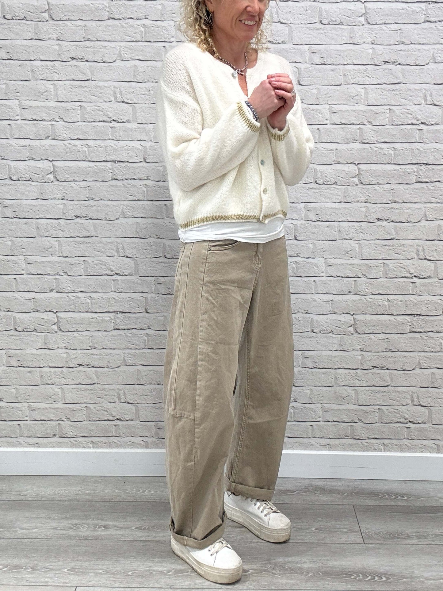 Carnaby Barrel Jeans | Stone