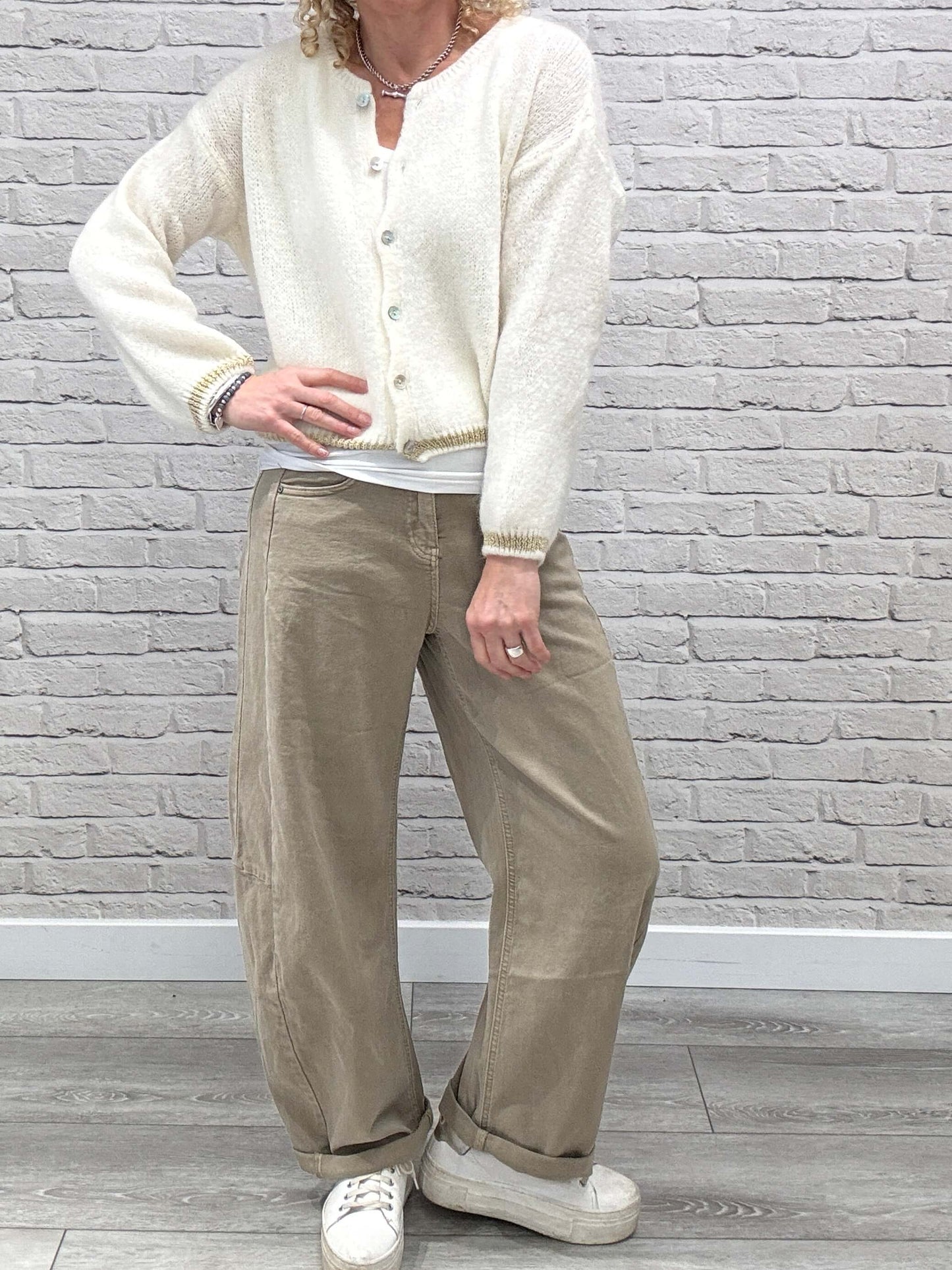 Carnaby Barrel Jeans | Stone