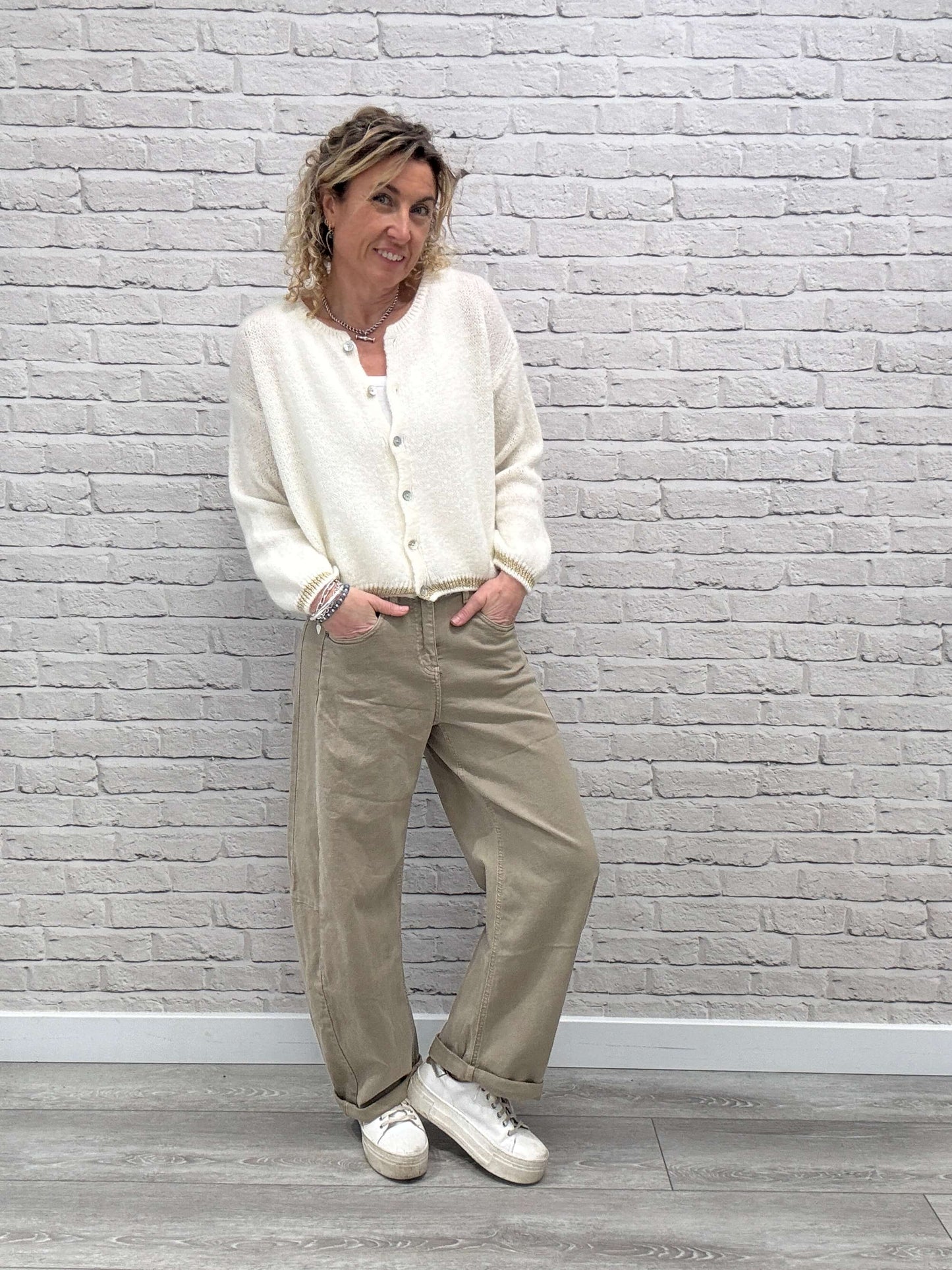 Carnaby Barrel Jeans | Stone