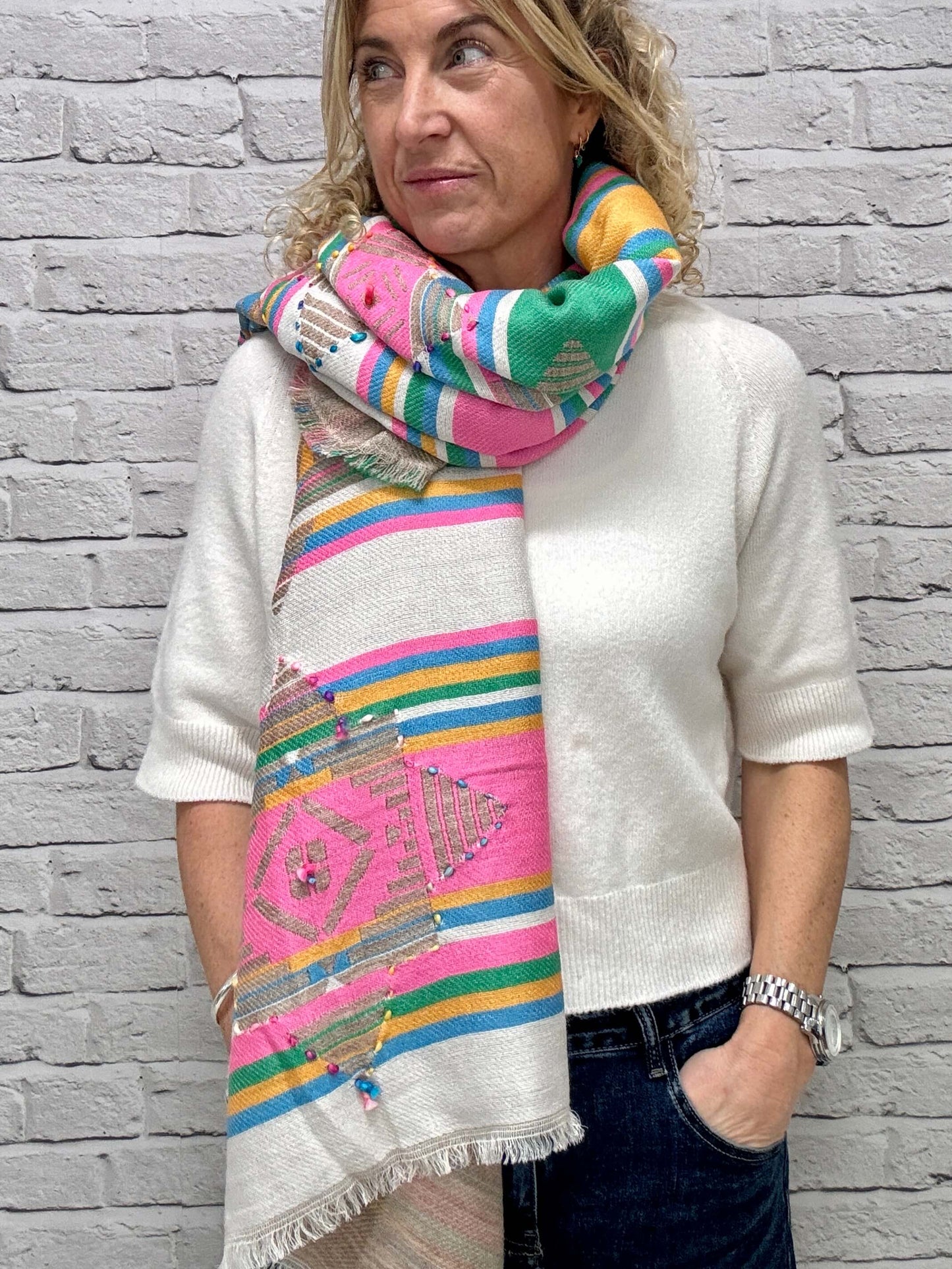 Fiesta Striped Scarf