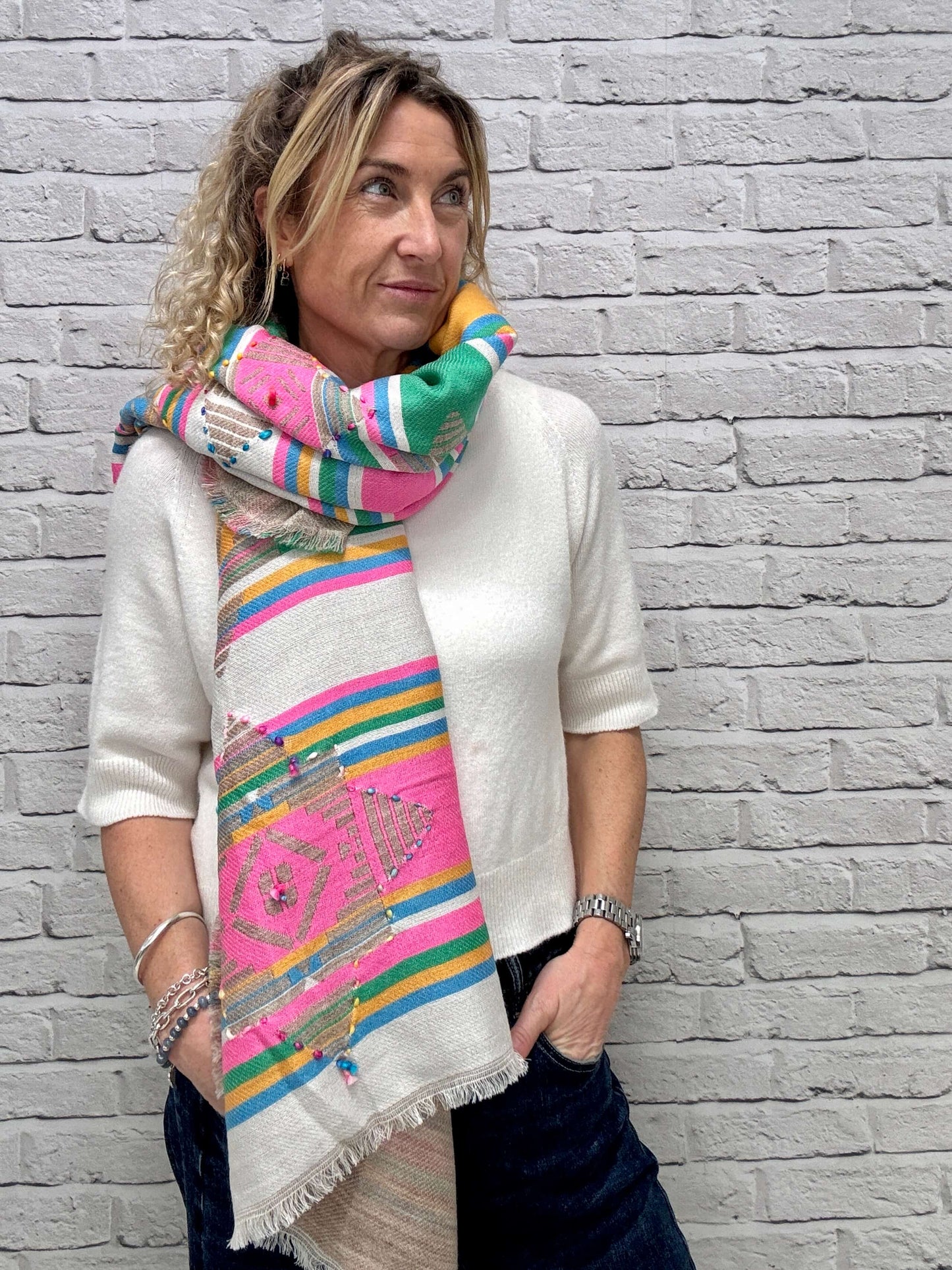 Fiesta Striped Scarf