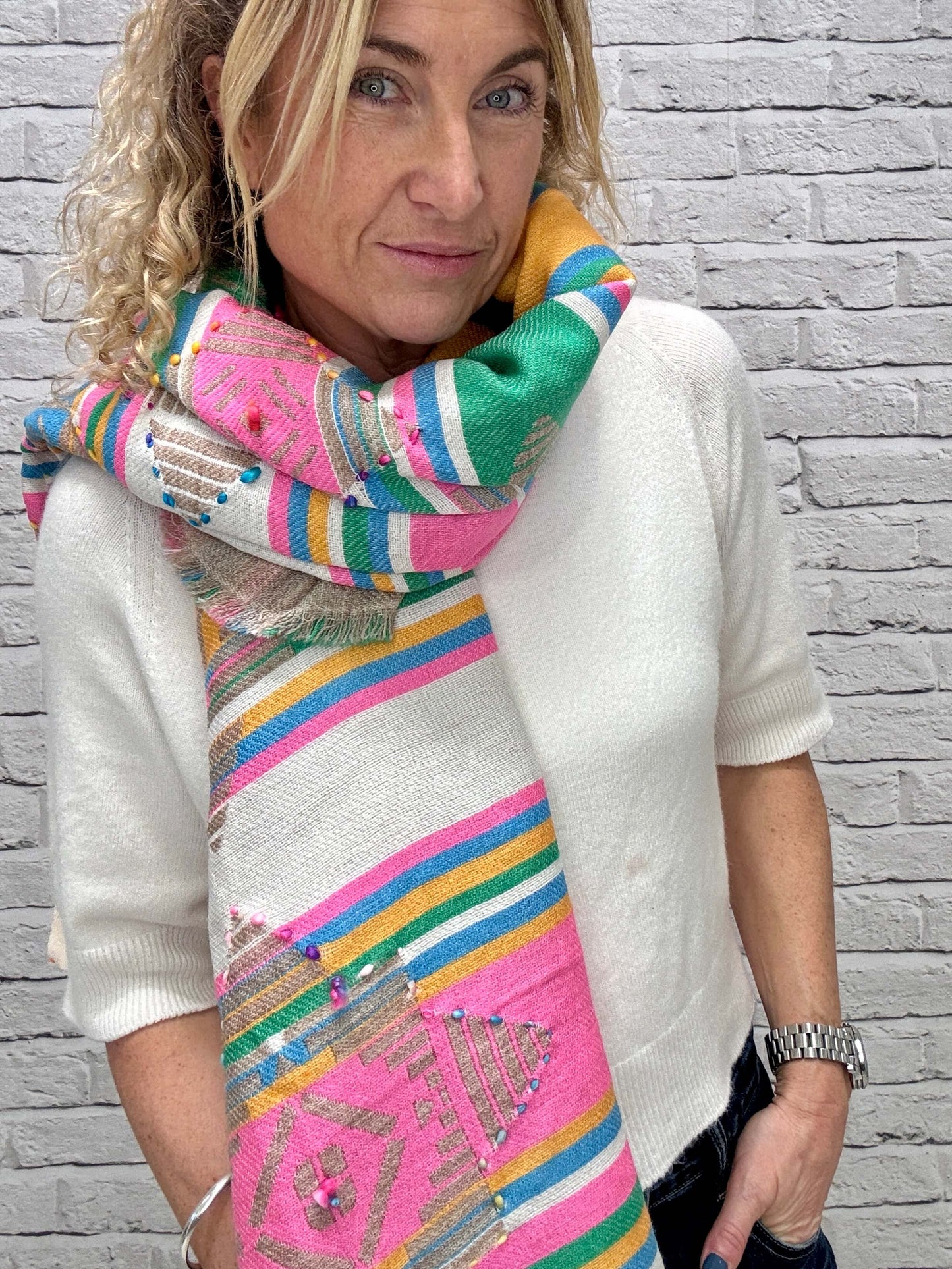 Fiesta Striped Scarf