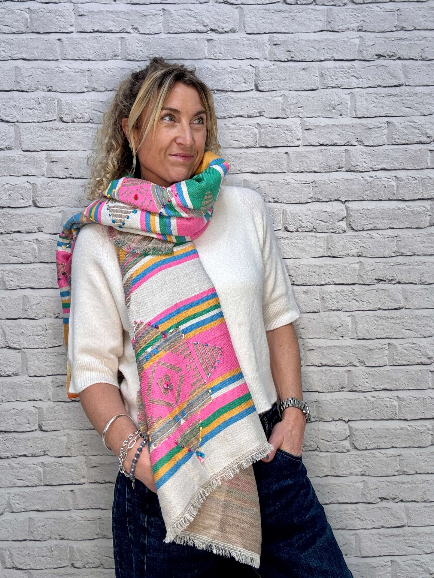 Fiesta Striped Scarf