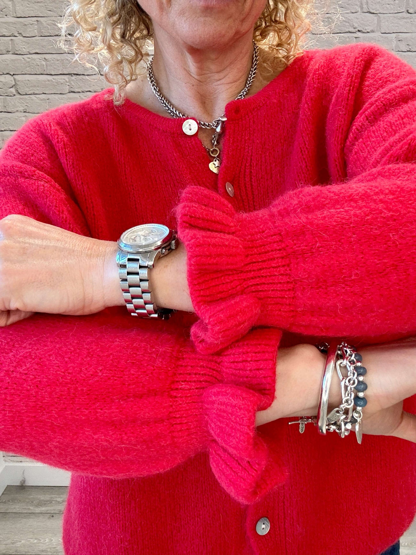 Melrose Cardigan | Red  (NEW)