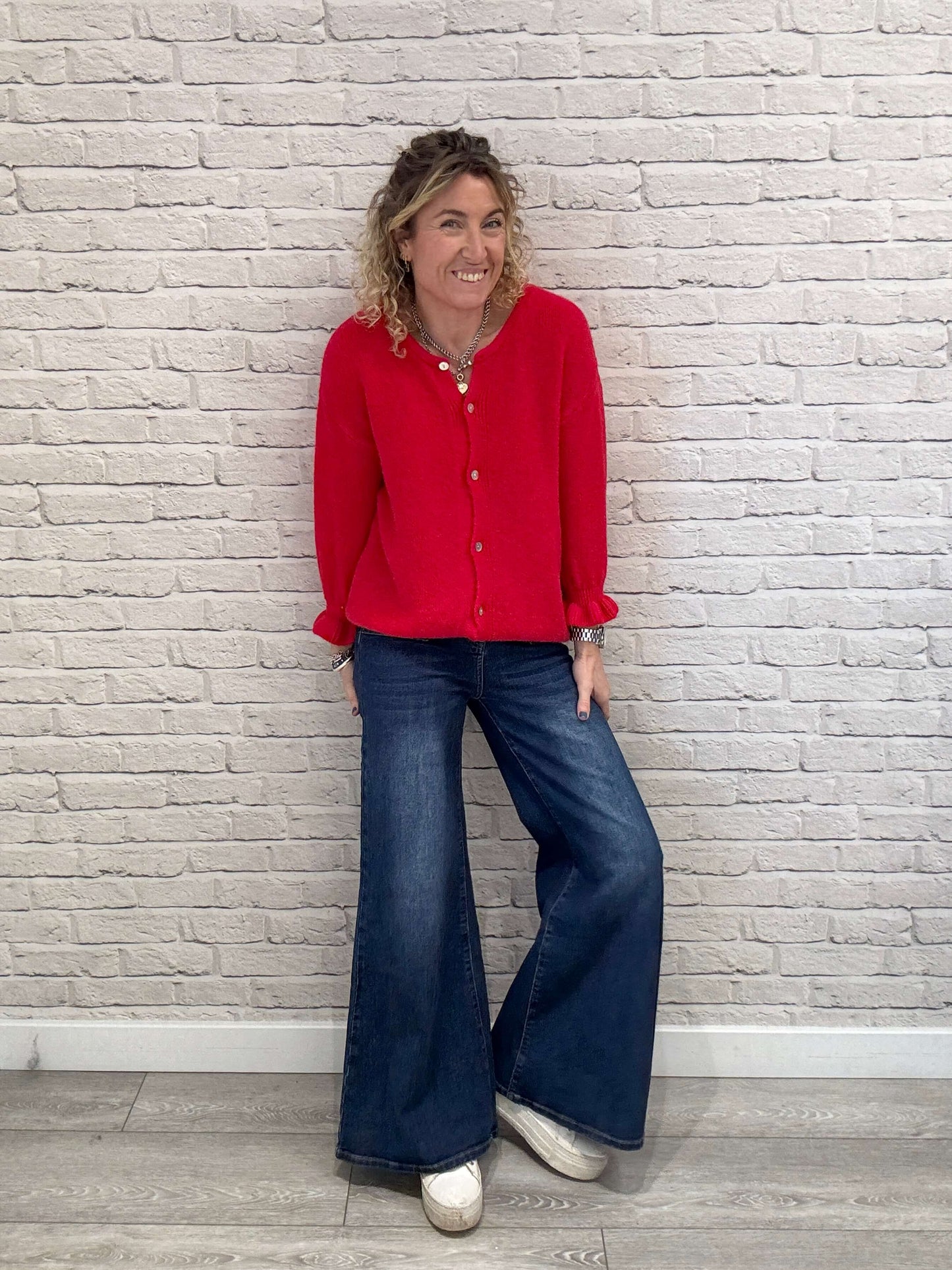 Melrose Cardigan | Red  (NEW)