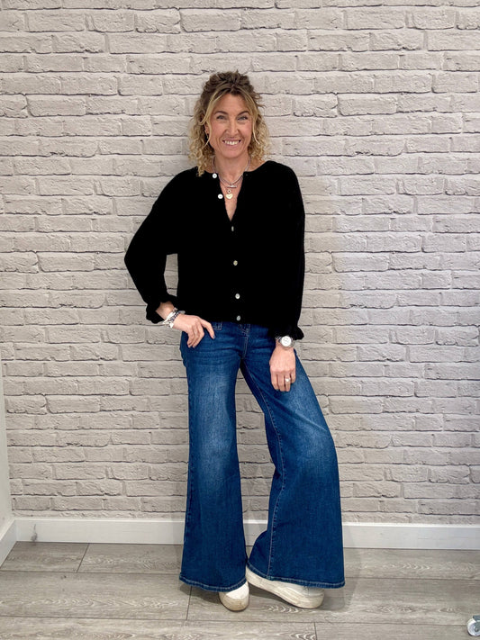 Melrose Cardigan | Black  (NEW)