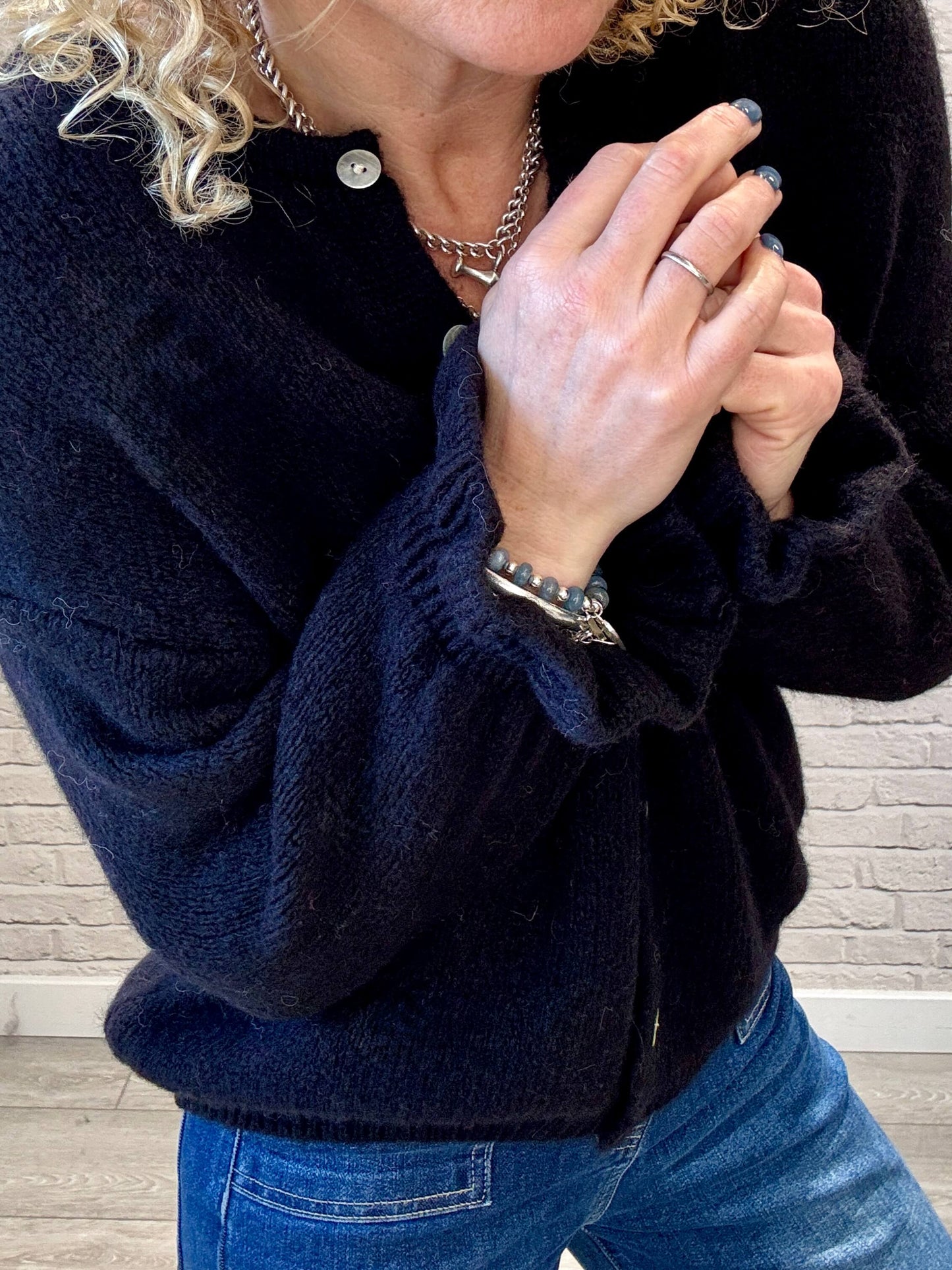 Melrose Cardigan | Black  (NEW)