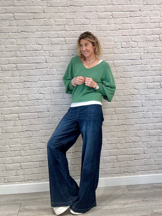 Seattle Jumper | Moss Green