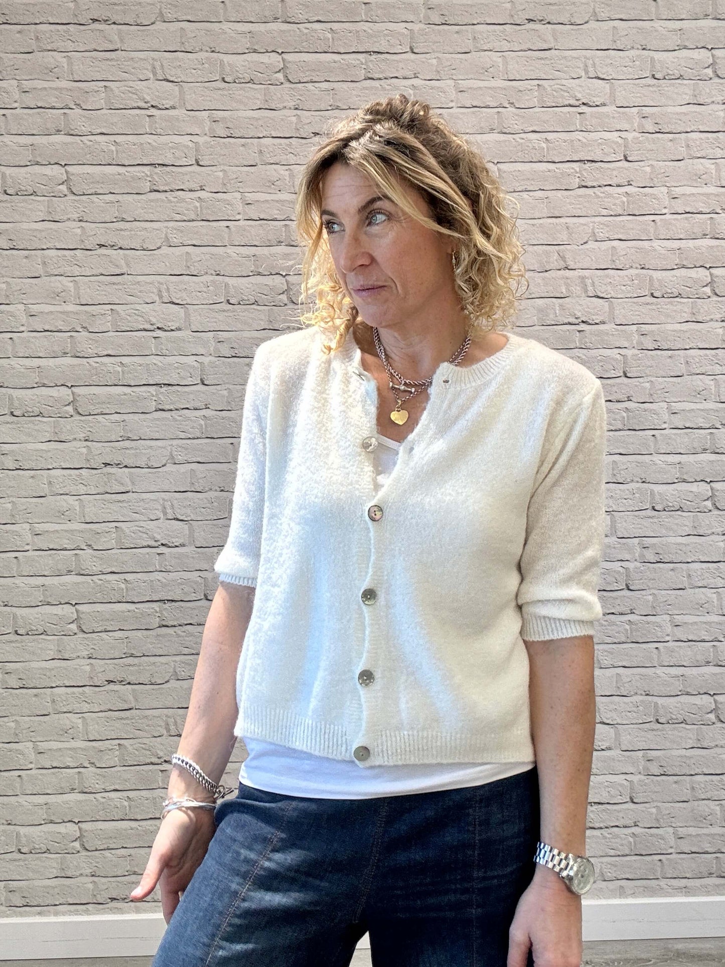 Sarah Cardigan | Off-White